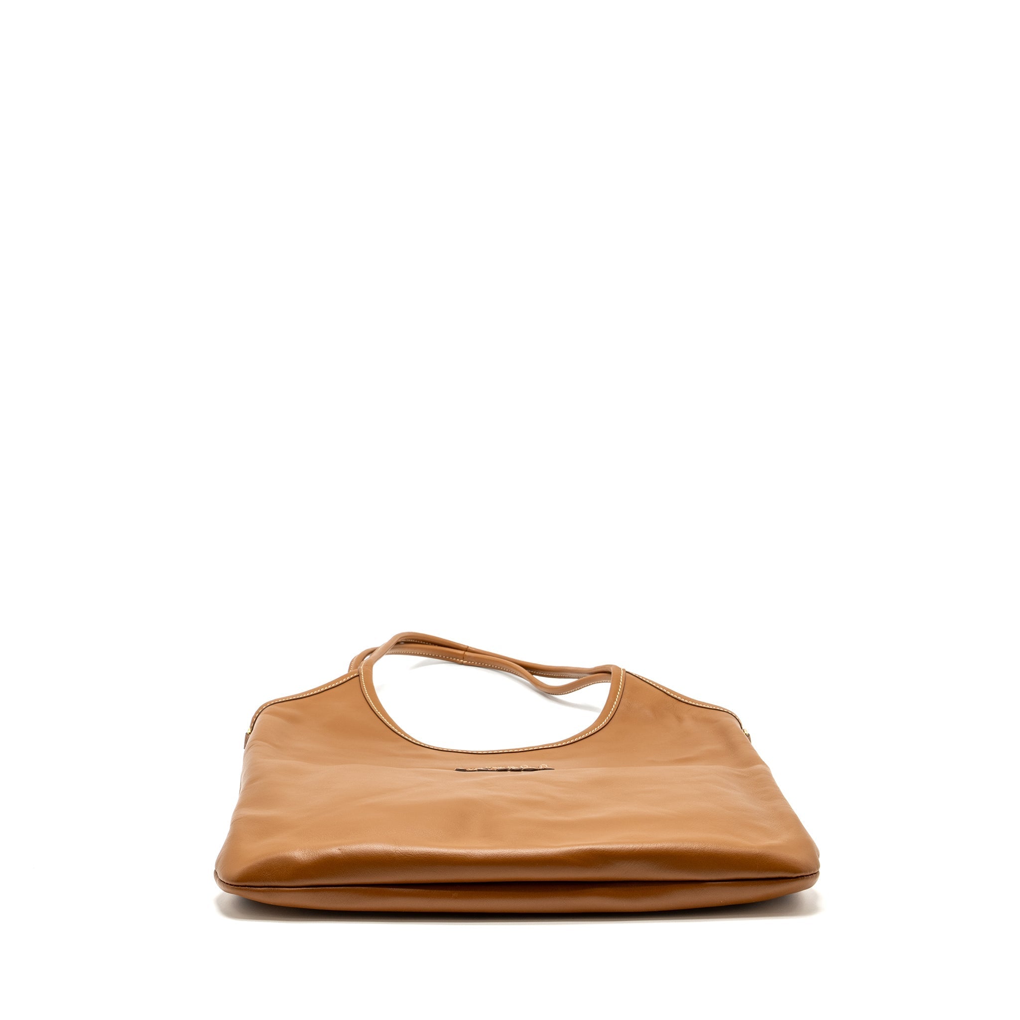 MIU MIU IVY LEATHER BAG CALFSKIN CARAMEL GHW
