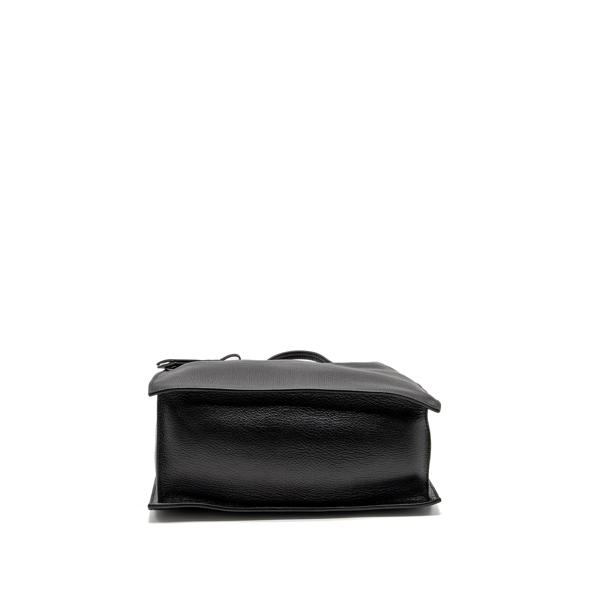 MIU MIU TOTE BAG LEATHER BLACK SHW