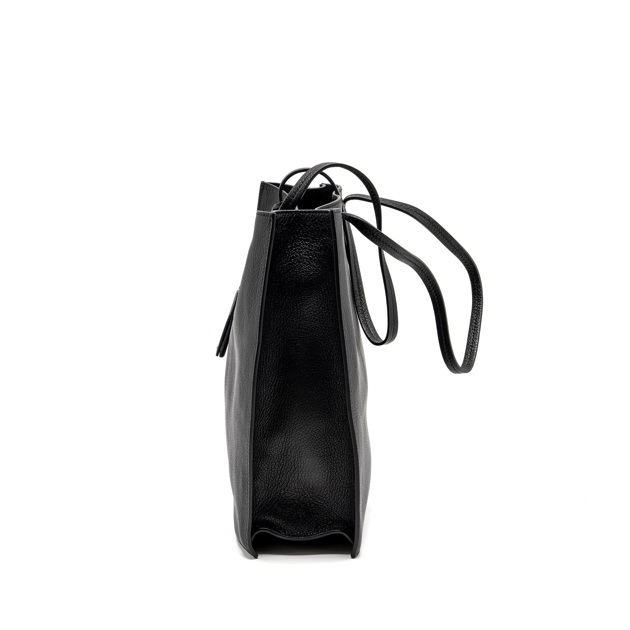 MIU MIU TOTE BAG LEATHER BLACK SHW