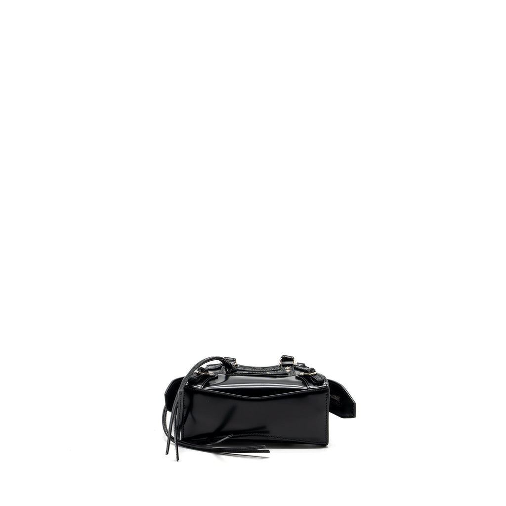 BALENCIAGA NEO CLASSIC CITY BAG BOX CALFSKIN BLACK SHW