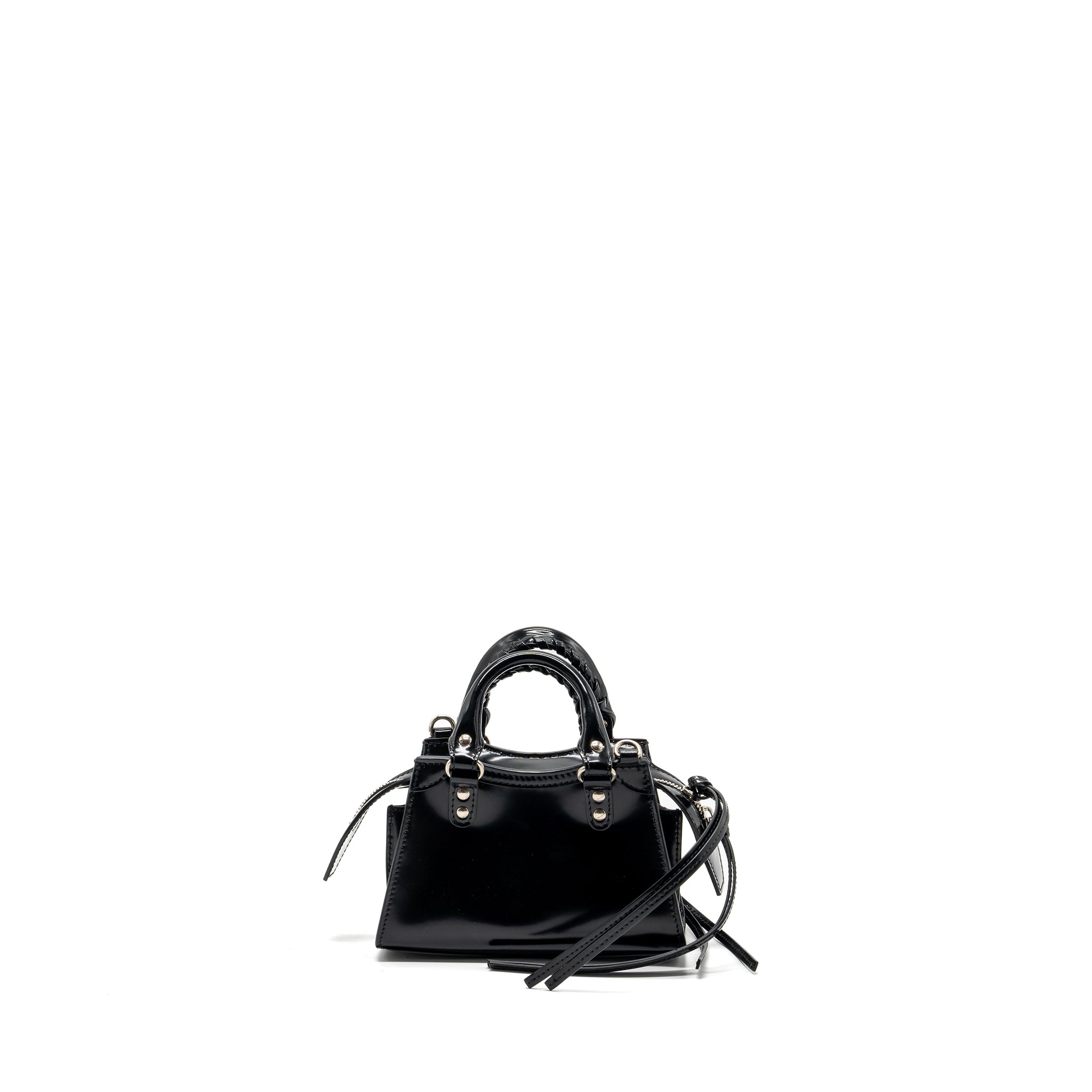 BALENCIAGA NEO CLASSIC CITY BAG BOX CALFSKIN BLACK SHW