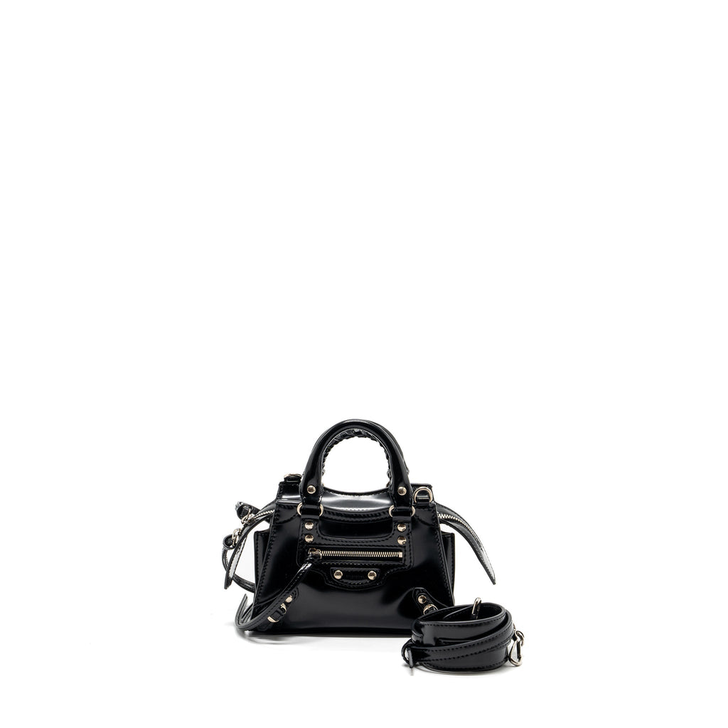 BALENCIAGA NEO CLASSIC CITY BAG BOX CALFSKIN BLACK SHW