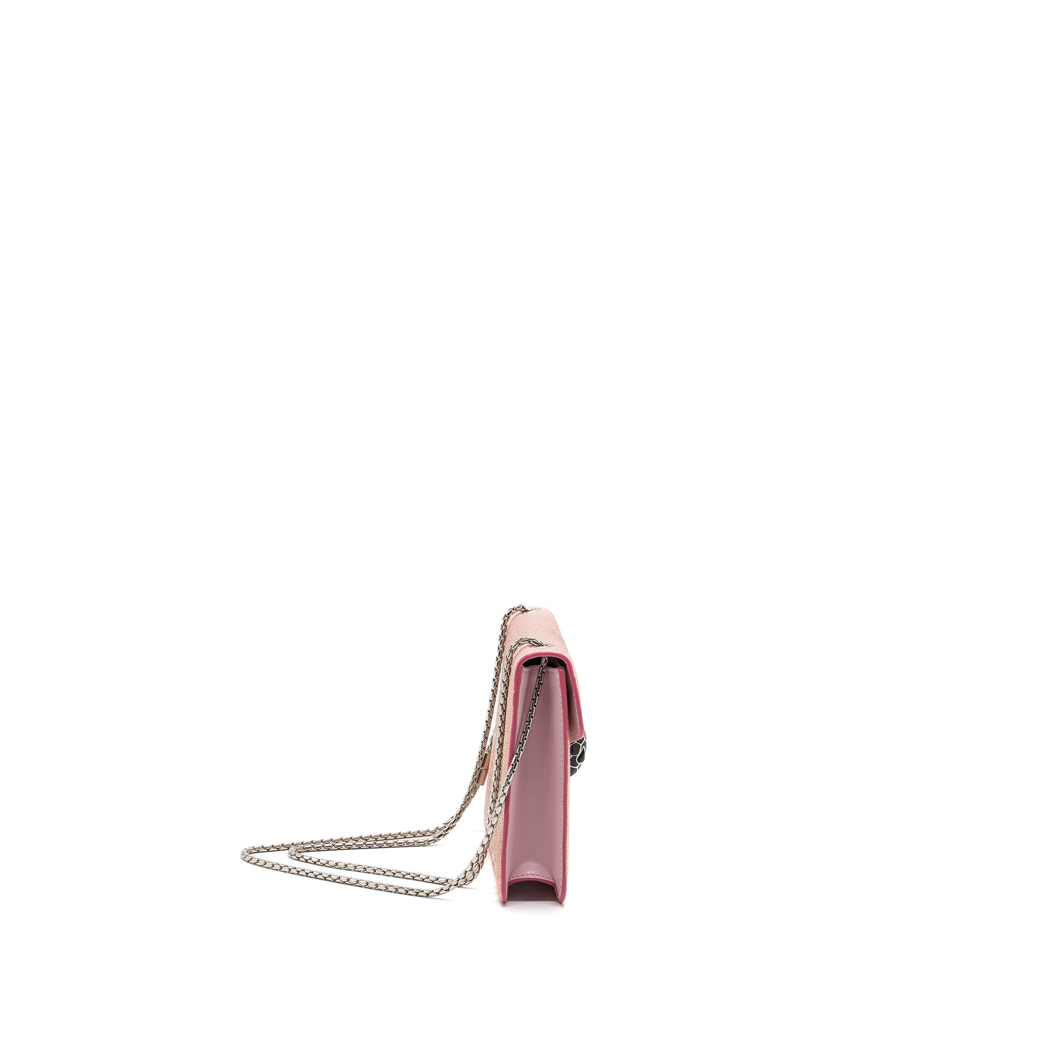BVLGARI SERPENTI FOREVER BAG ROSA DI FRANCIA CRYSTAL GALUCHAT SHW