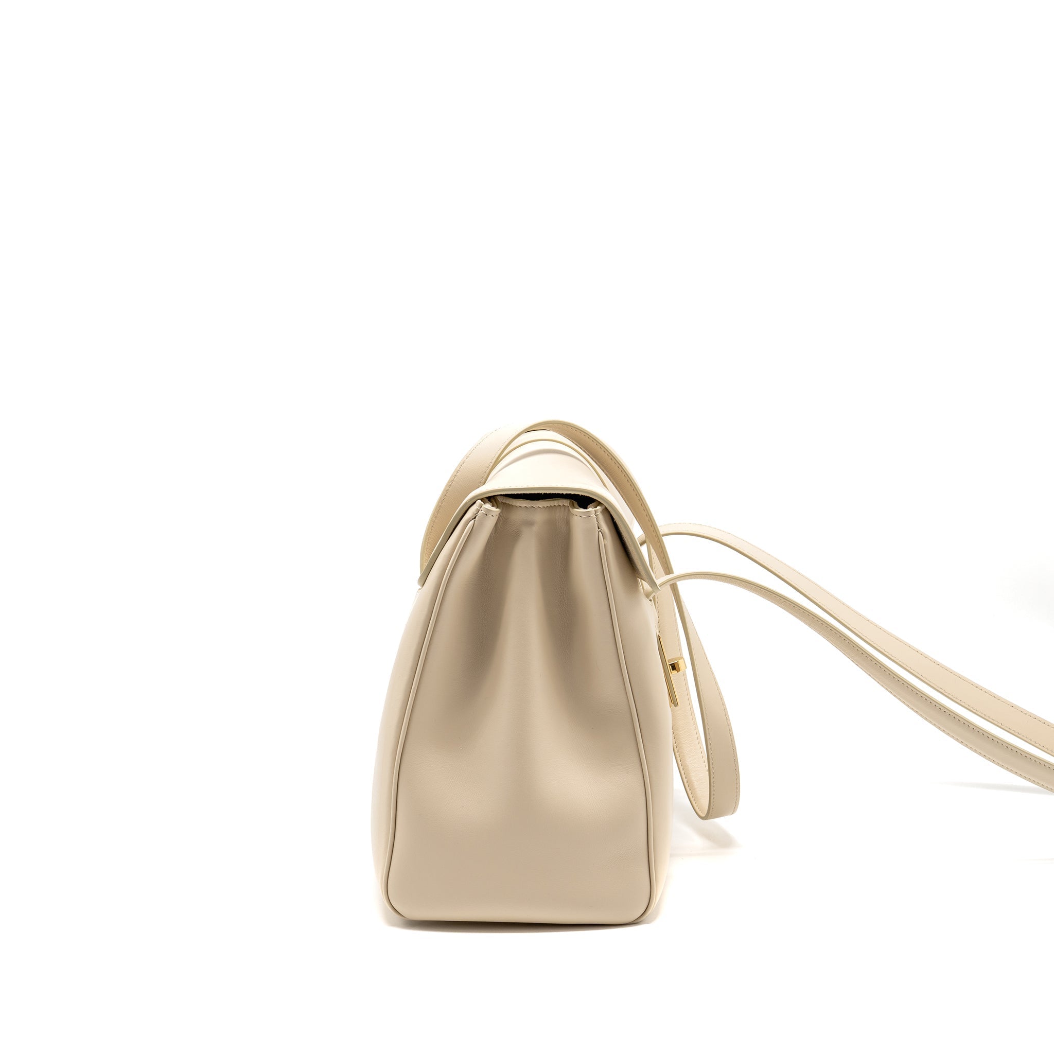 CELINE MEDIUM SOFT 16 BAG SMOOTH CALFSKIN IVORY GHW