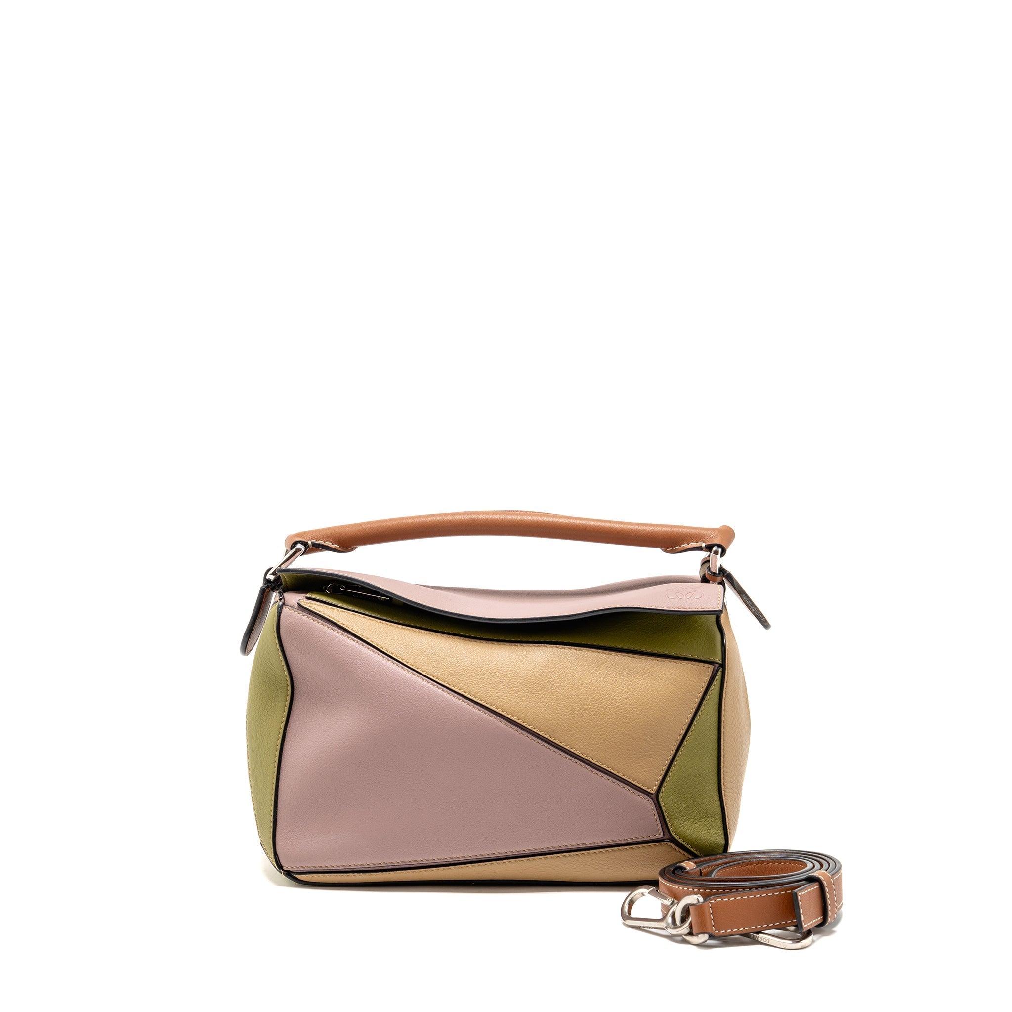 LOEWE SMALL PUZZLE BAG CALFSKIN MULTICOLOUR SHW