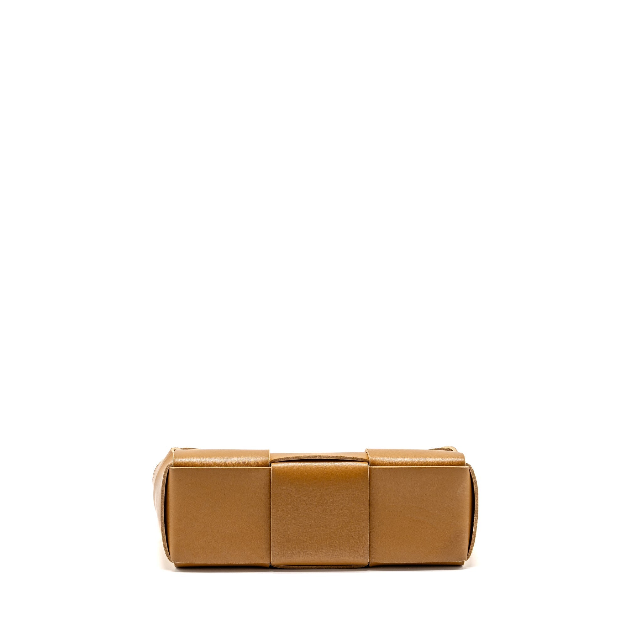 BOTTEGA VENETA MINI ARCO TOTE LAMBSKIN CAMEL GHW