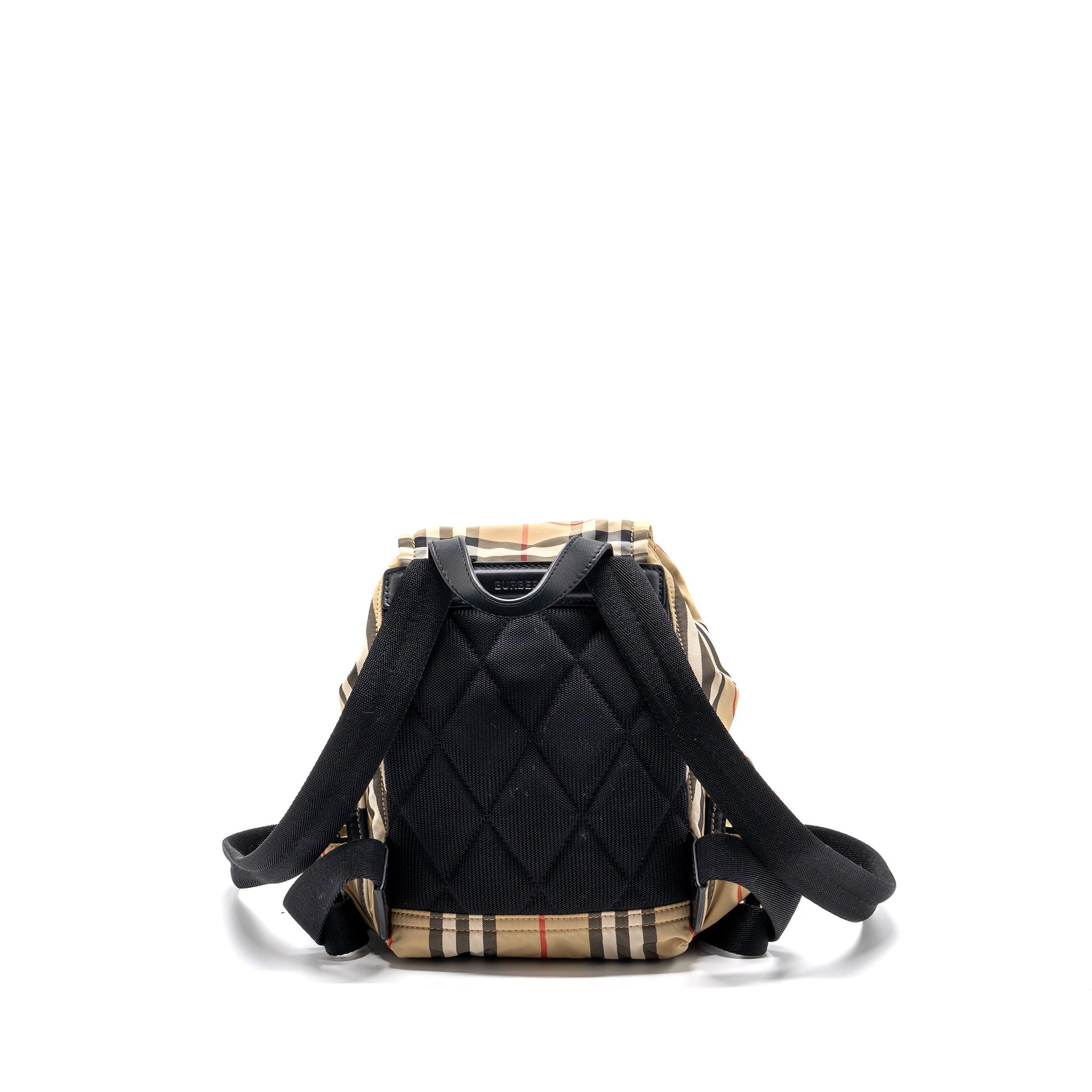 BURBERRY MINI BACKPACK NYLON MULTICOLOR GHW