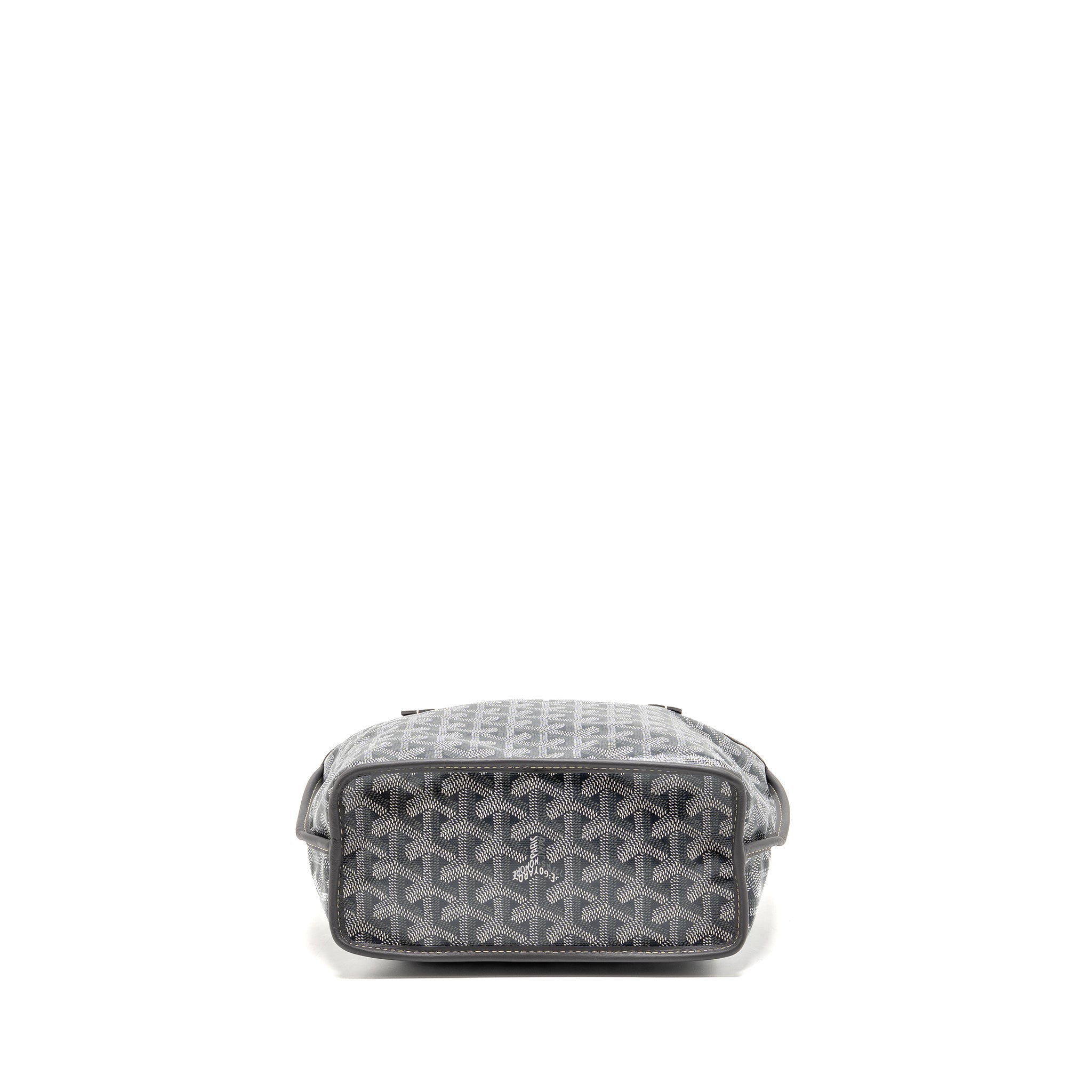 GOYARD MINI ANJOU TOTE BAG GOYARDINE CANVAS GREY SHW