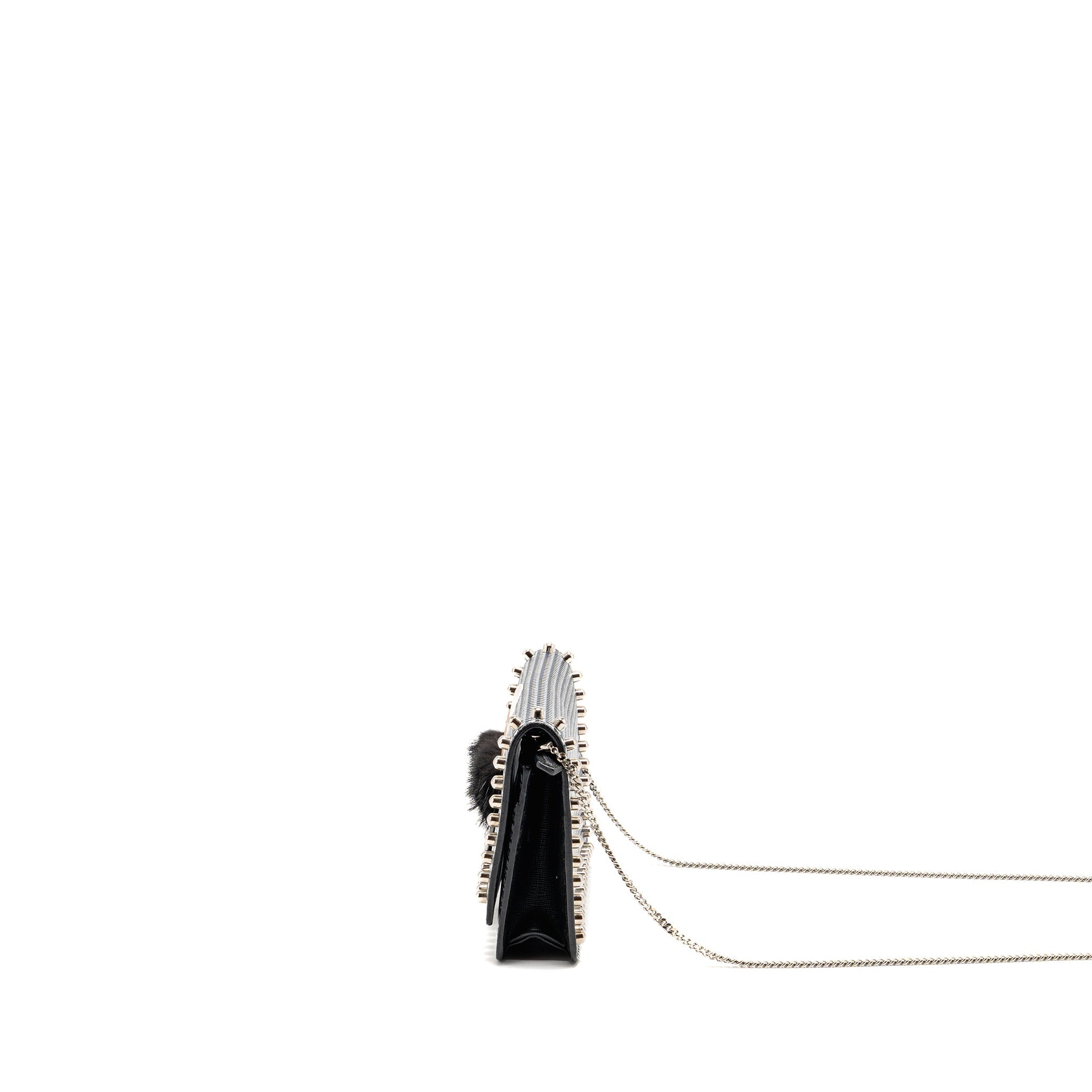 FENDI KARLITO WALLET ON CHAIN LEATHER MULTICOLOUR SHW