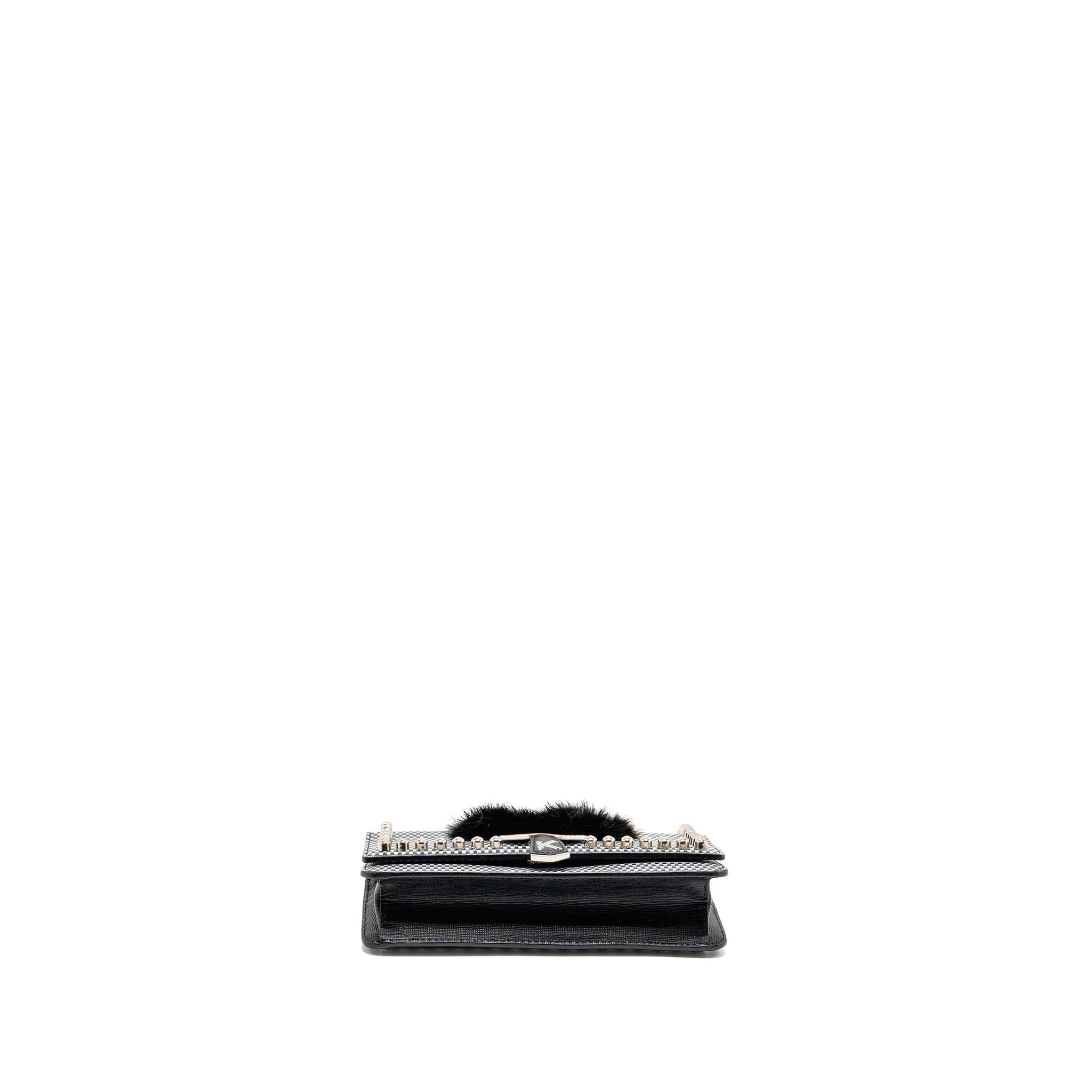 FENDI KARLITO WALLET ON CHAIN LEATHER MULTICOLOUR SHW