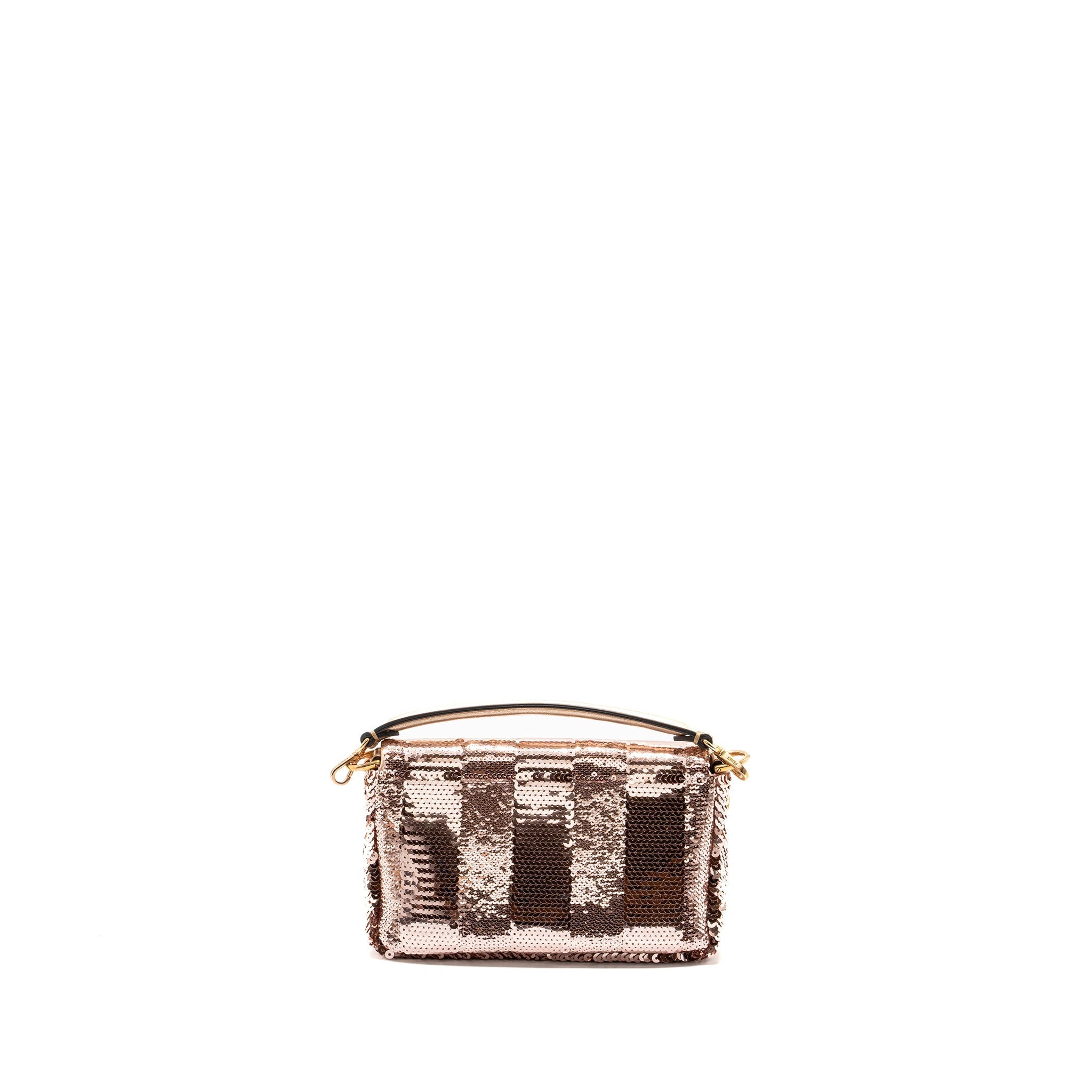 FENDI MINI BAGUETTE PAULETTE ROSE GOLD RGHW