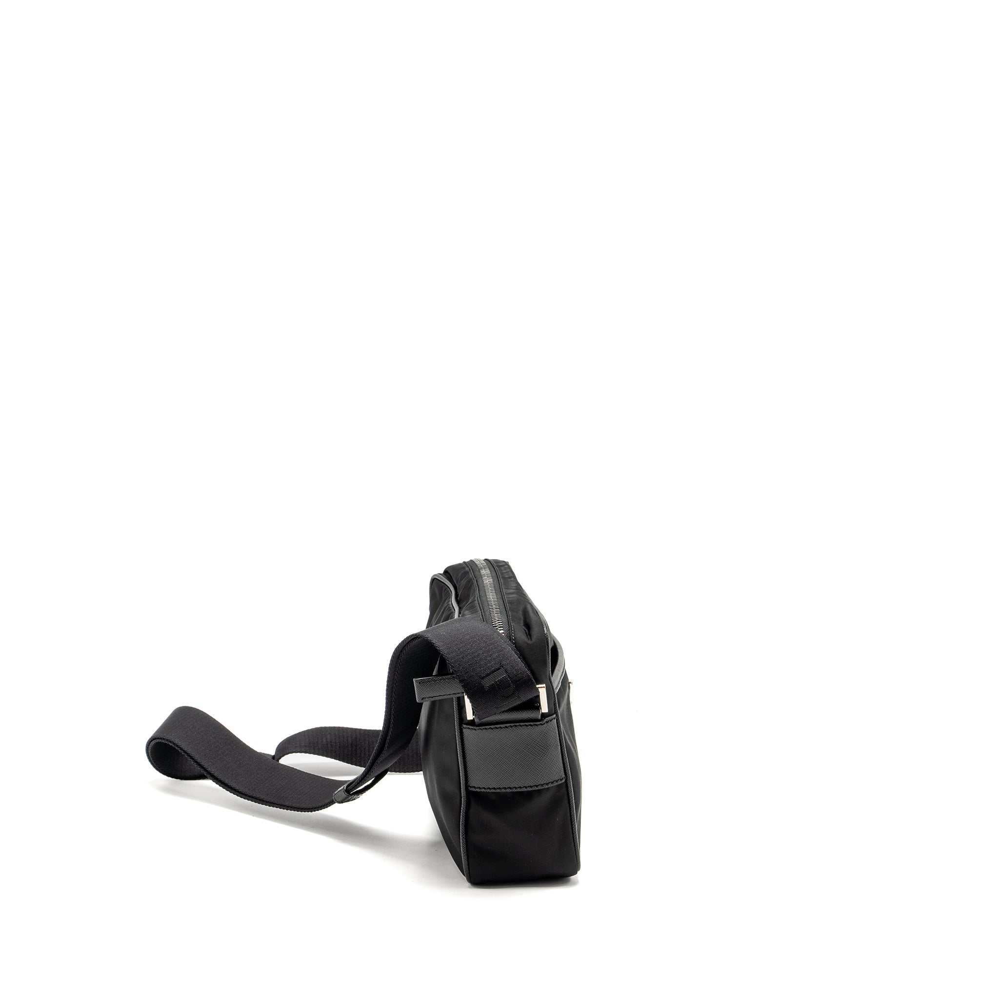 PRADA RE-NYLON SHOULDER BAG BLACK SHW