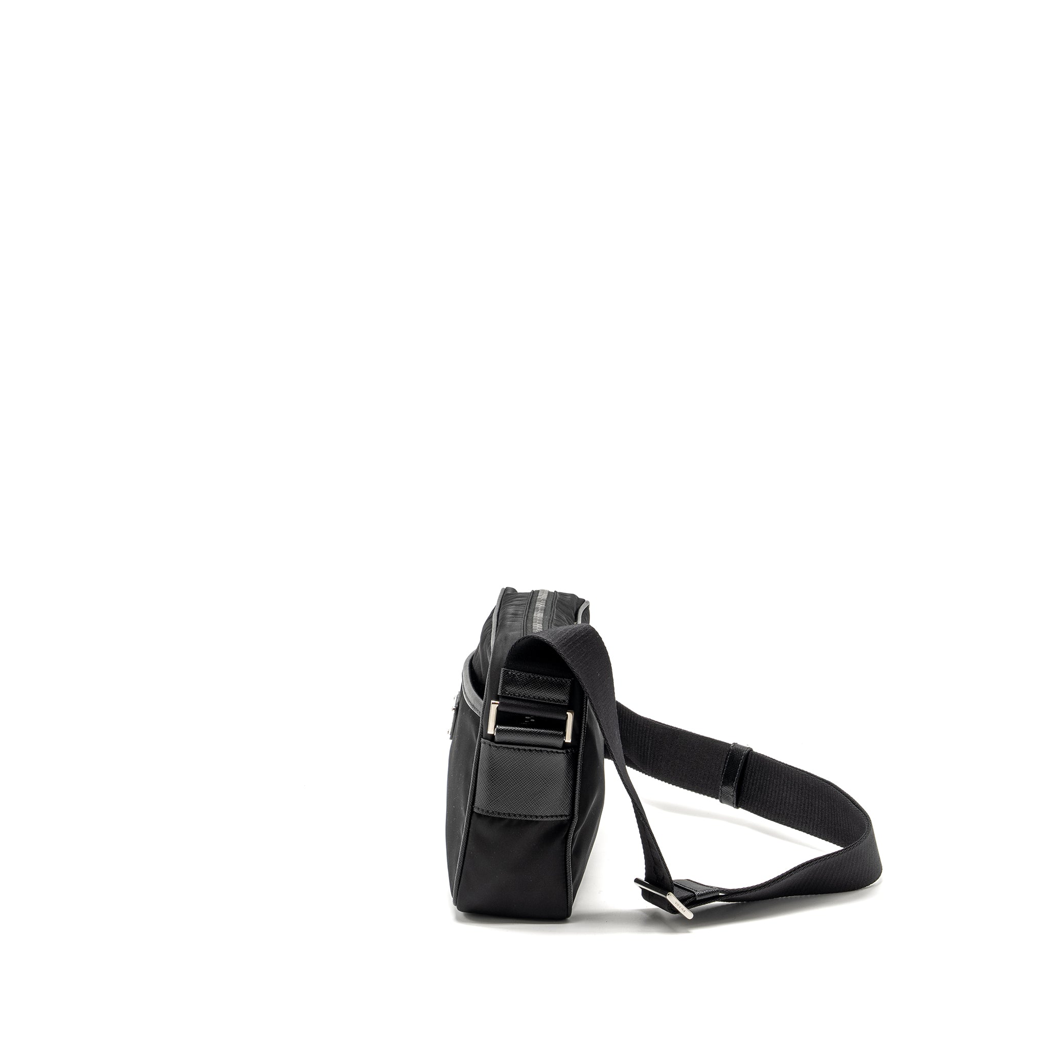 PRADA RE-NYLON SHOULDER BAG BLACK SHW