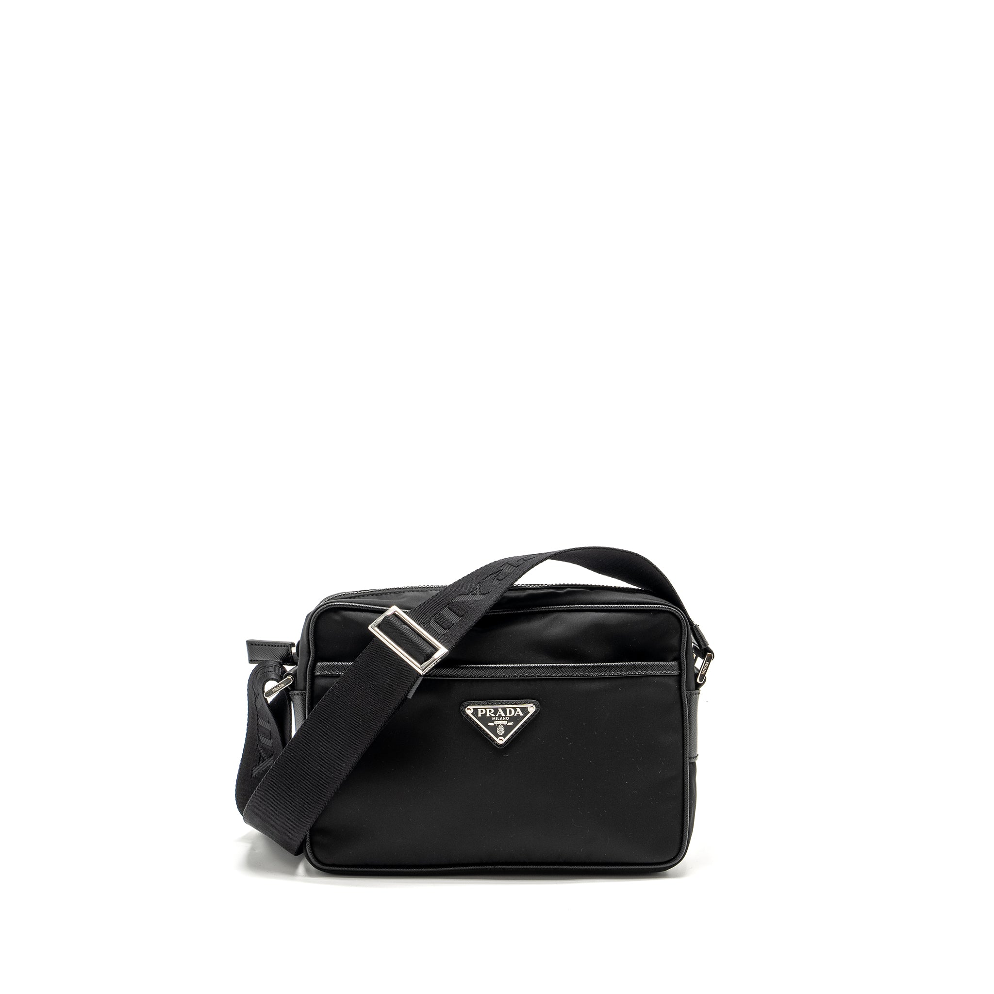 PRADA RE-NYLON SHOULDER BAG BLACK SHW