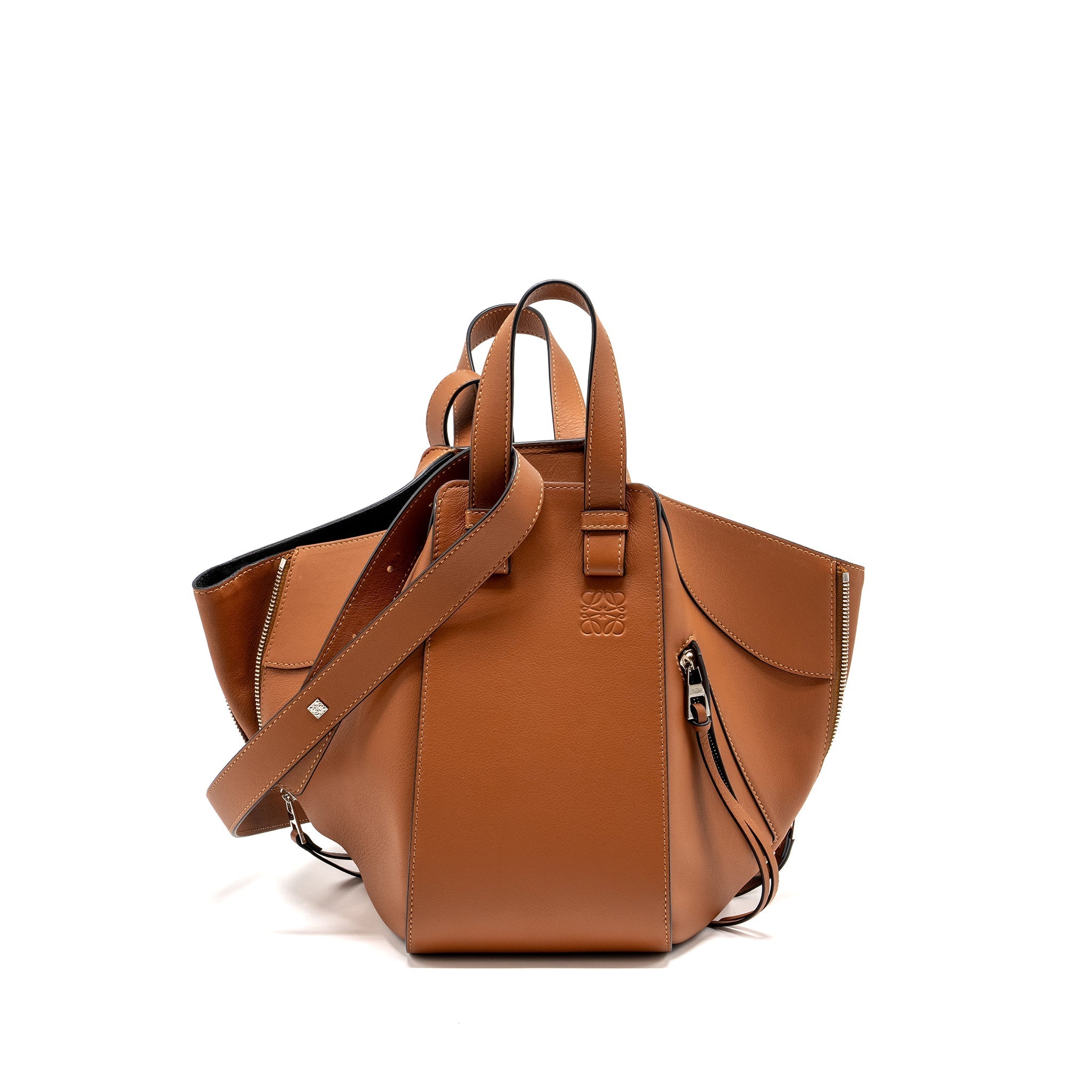 LOEWE SMALL HAMMOCK BAG CALFSKIN TAN SHW