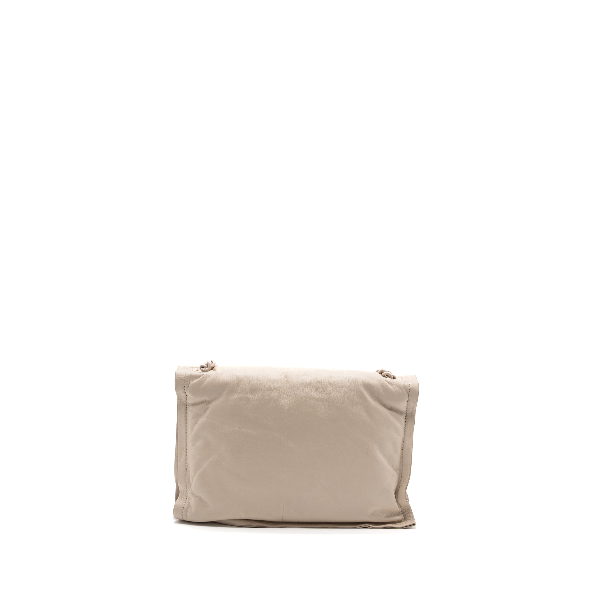 SALVATORE FERRAGAMO SMALL VIVA BOW SHOULDER BAG CREAM AND SHW