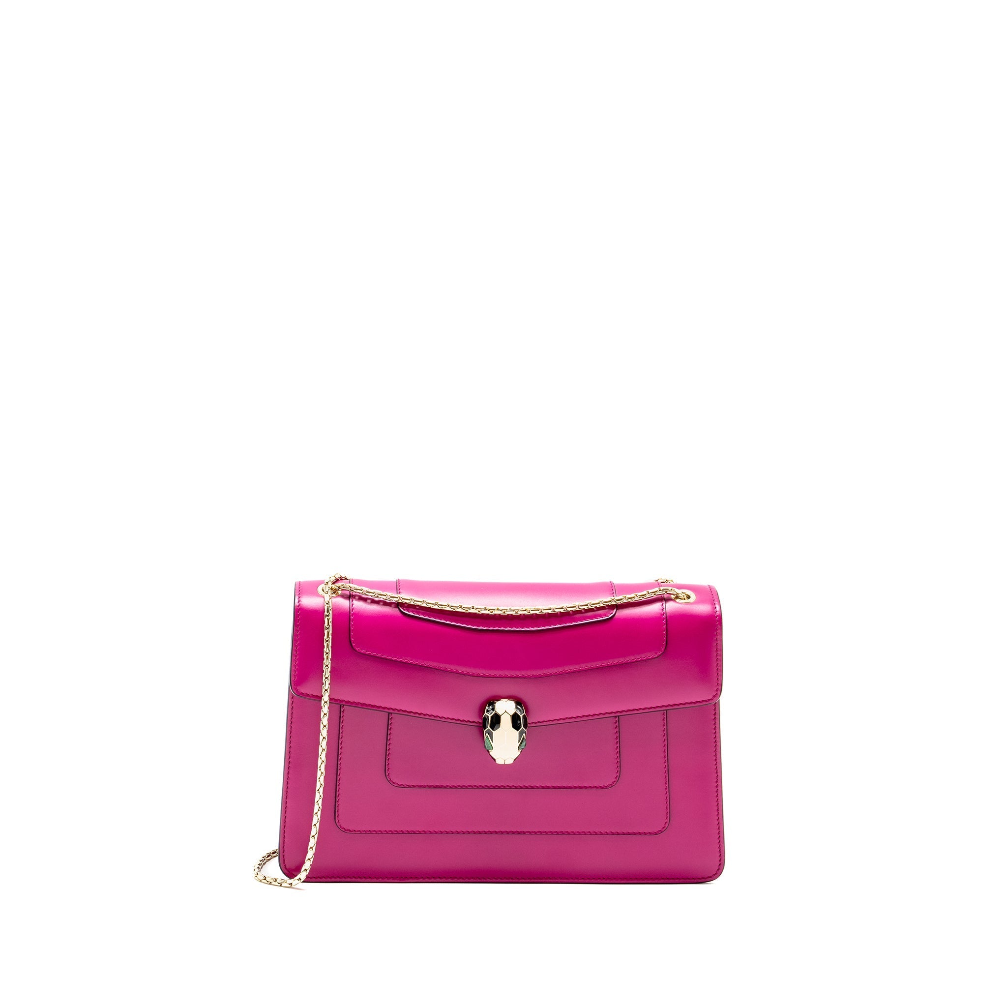 BVLGARI SERPENTI FOREVER BAG CALFSKIN PINK LGHW