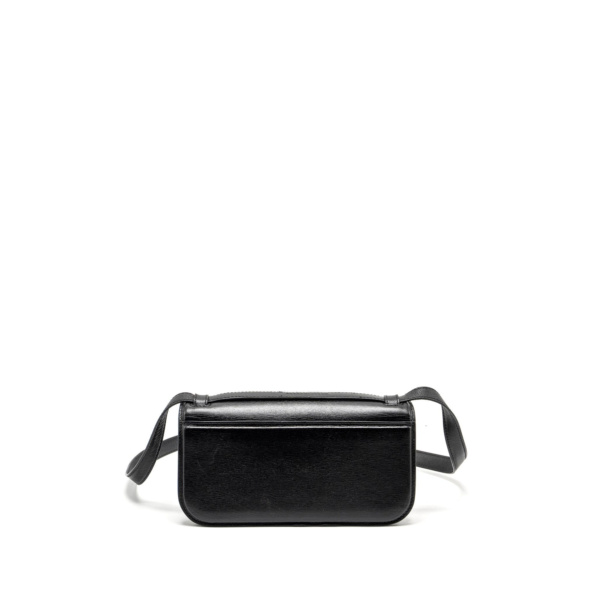 BALENCIAGA GOSSIP SHOULDER BAG CALFSKIN BLACK GHW
