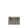 BVLGARI SERPENTI FOREVER LEATHER/CRYSTAL GALUCHAR GREY GHW