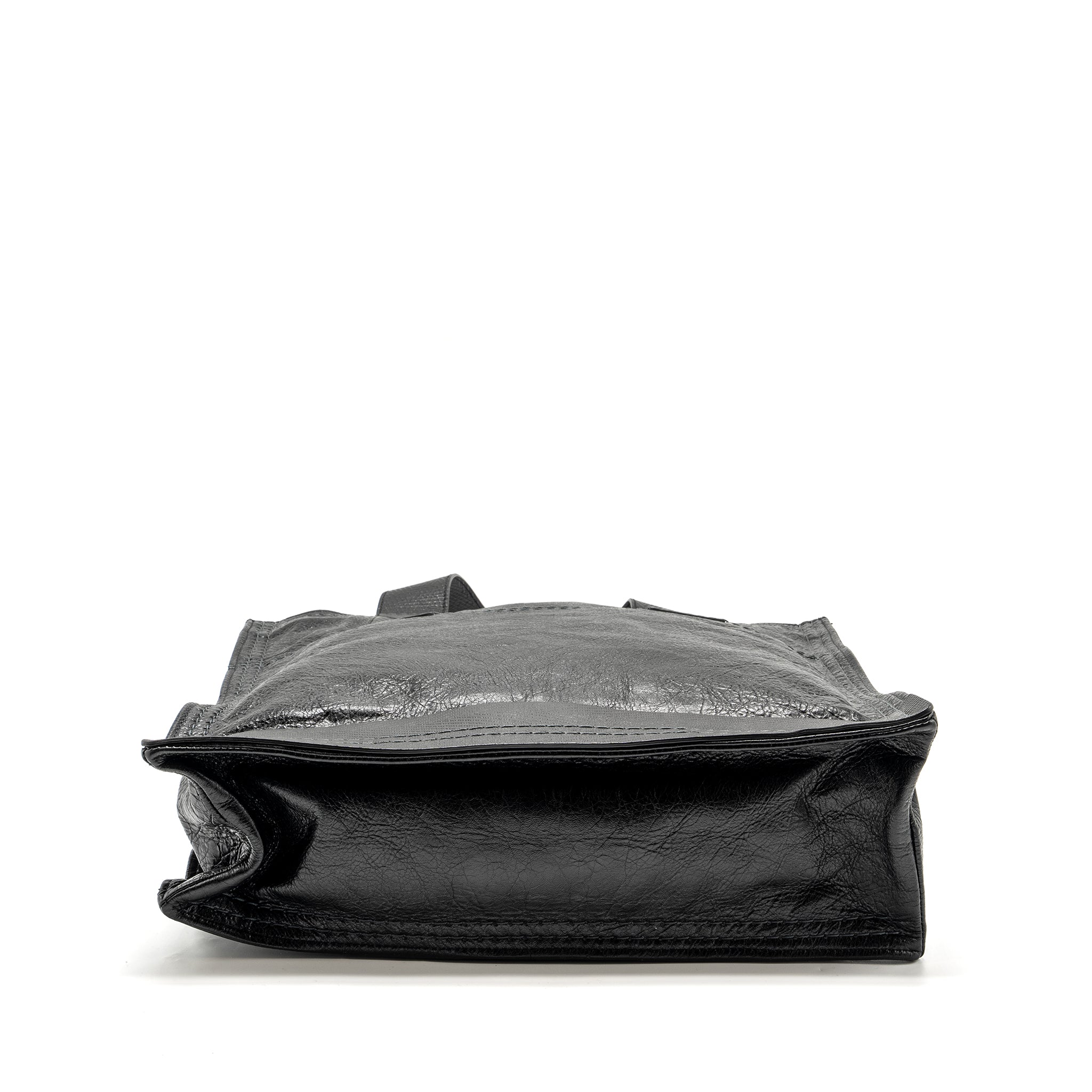 BALENCIAGA ZIP LARGE TOTE BAG BLACK GHW