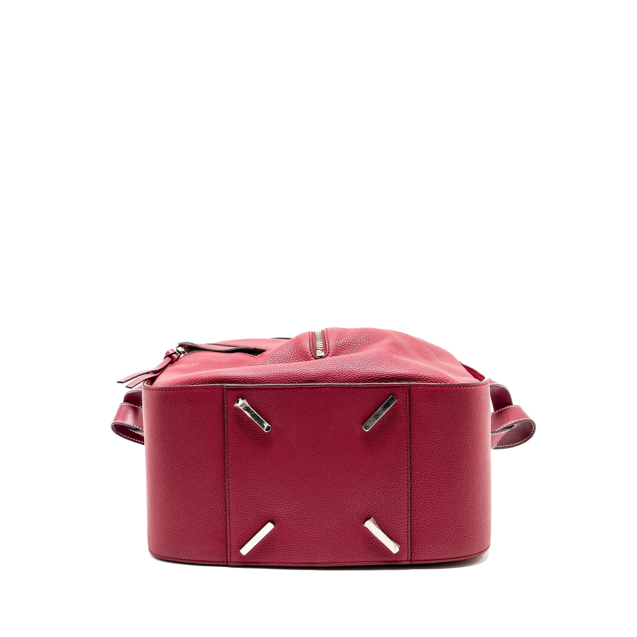 LOEWE MEDIUM HAMMOCK BAG CALFSKIN RASPBERRY SHW