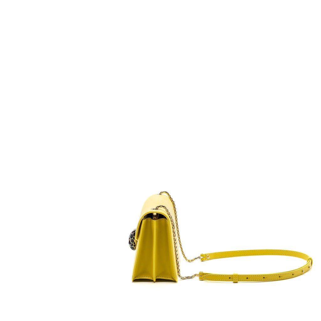BVLGARI SERPENTI FOREVER CROSSBODY BAG GALUCHAT DAISY TOPAZ/ CALFSKIN LGHW