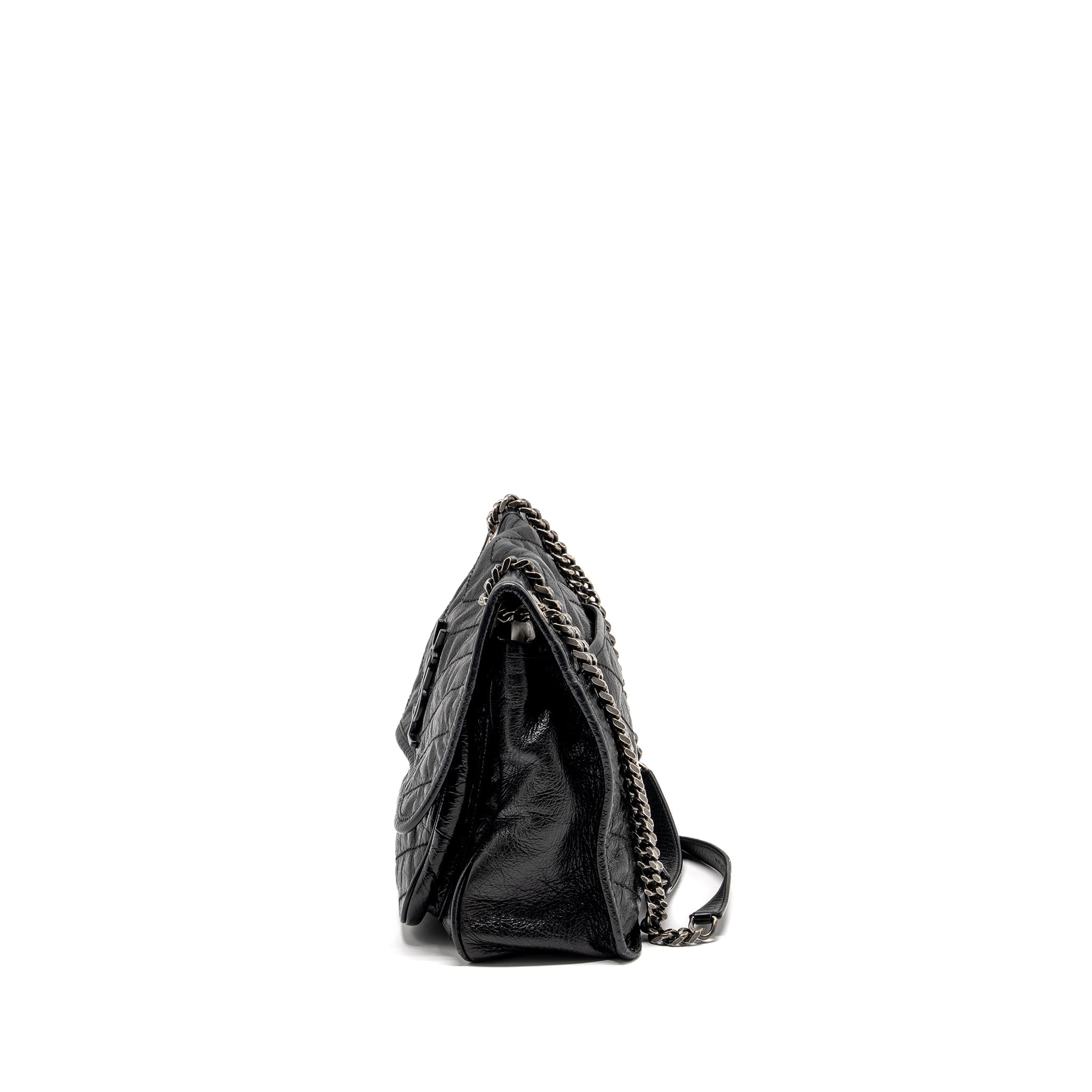 SAINT LAURENT/YSL MEDIUM NIKI CALFSKIN BLACK SHW