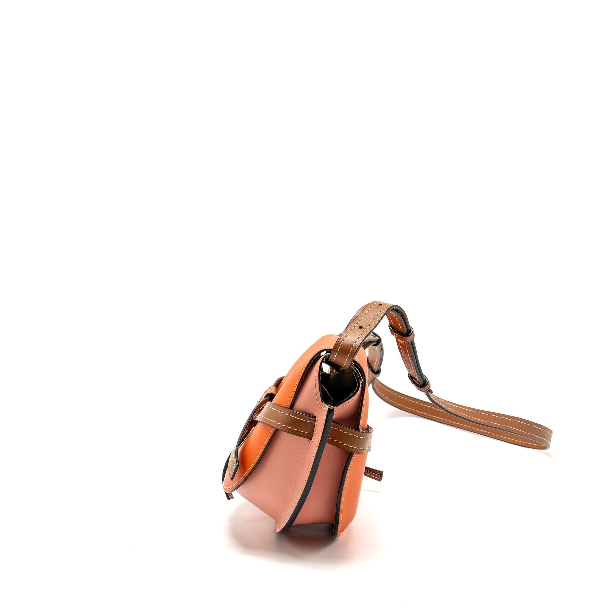 LOEWE SMALL GATE BAG SOFT CALFSKIN MULTICOLOUR SHW