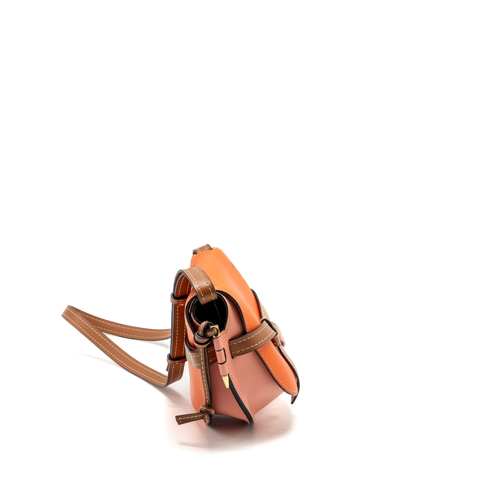 LOEWE SMALL GATE BAG SOFT CALFSKIN MULTICOLOUR SHW