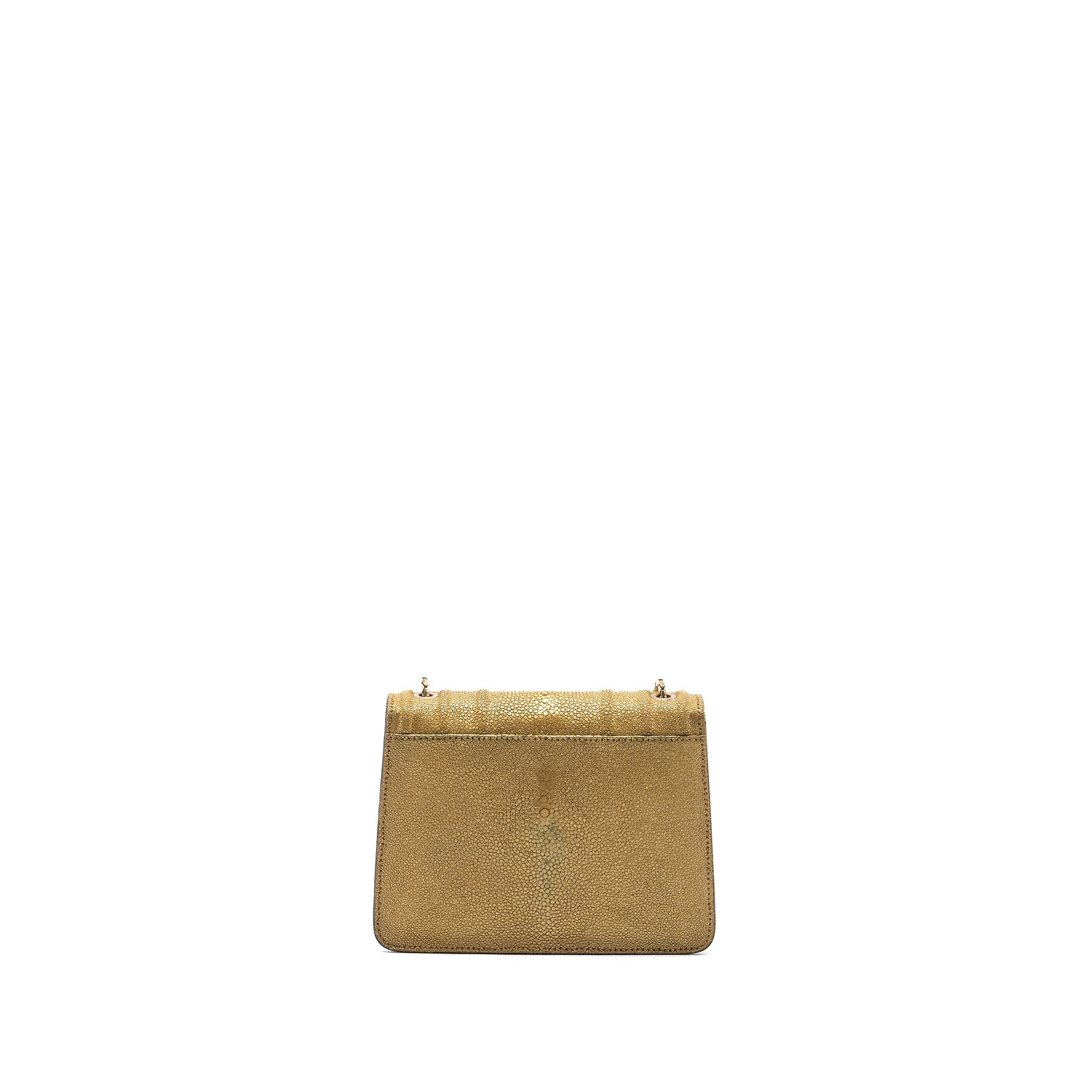 BVLGARI SERPENTI FOREVER CROSSBODY BAG STINGRAY LEATHER GOLD LGHW