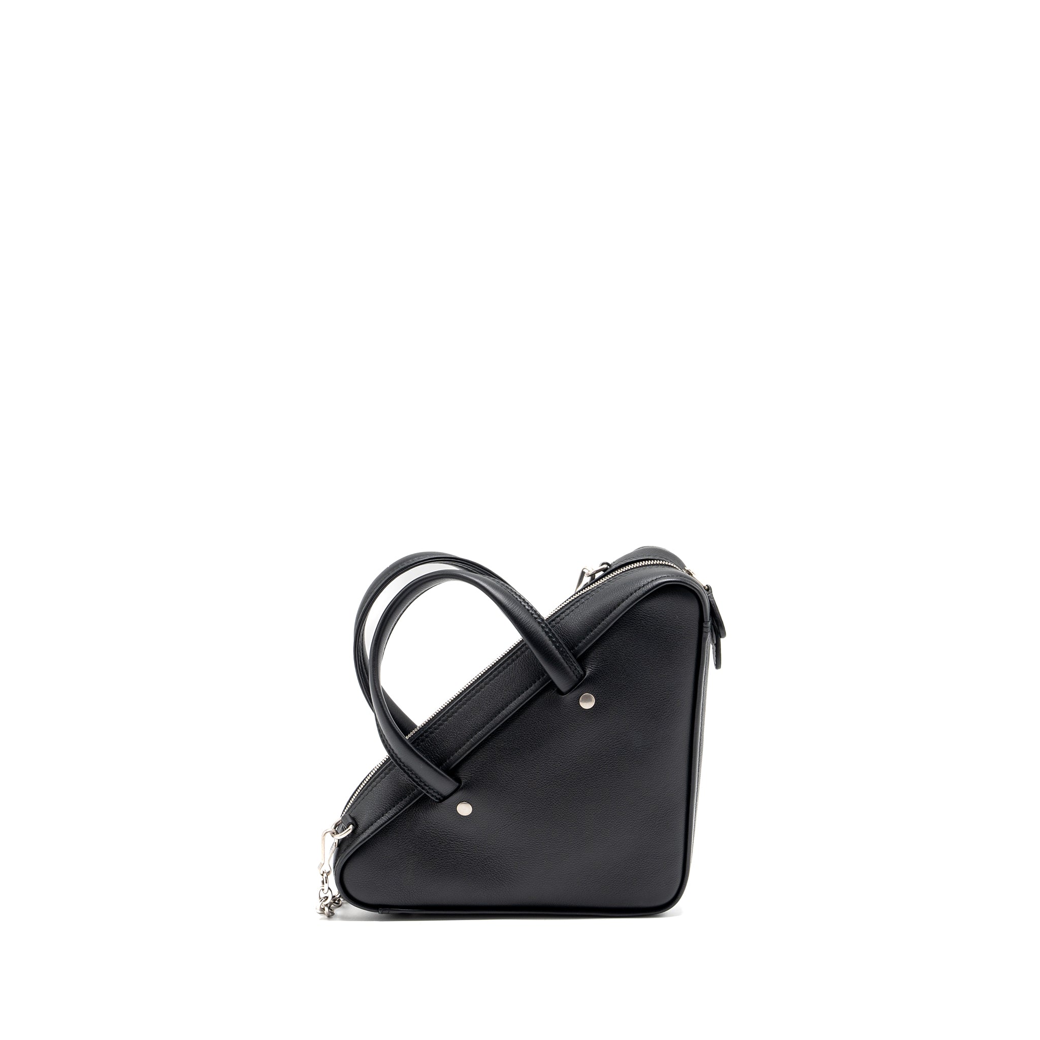 BALENCIAGA TRIANGLE DUFFLE BAG CALFSKIN BLACK SHW
