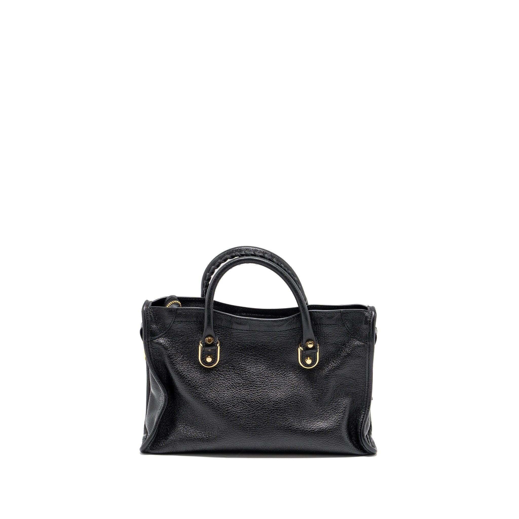 BALENCIAGA CLASSIC CITY BAG LEATHER BLACK GHW