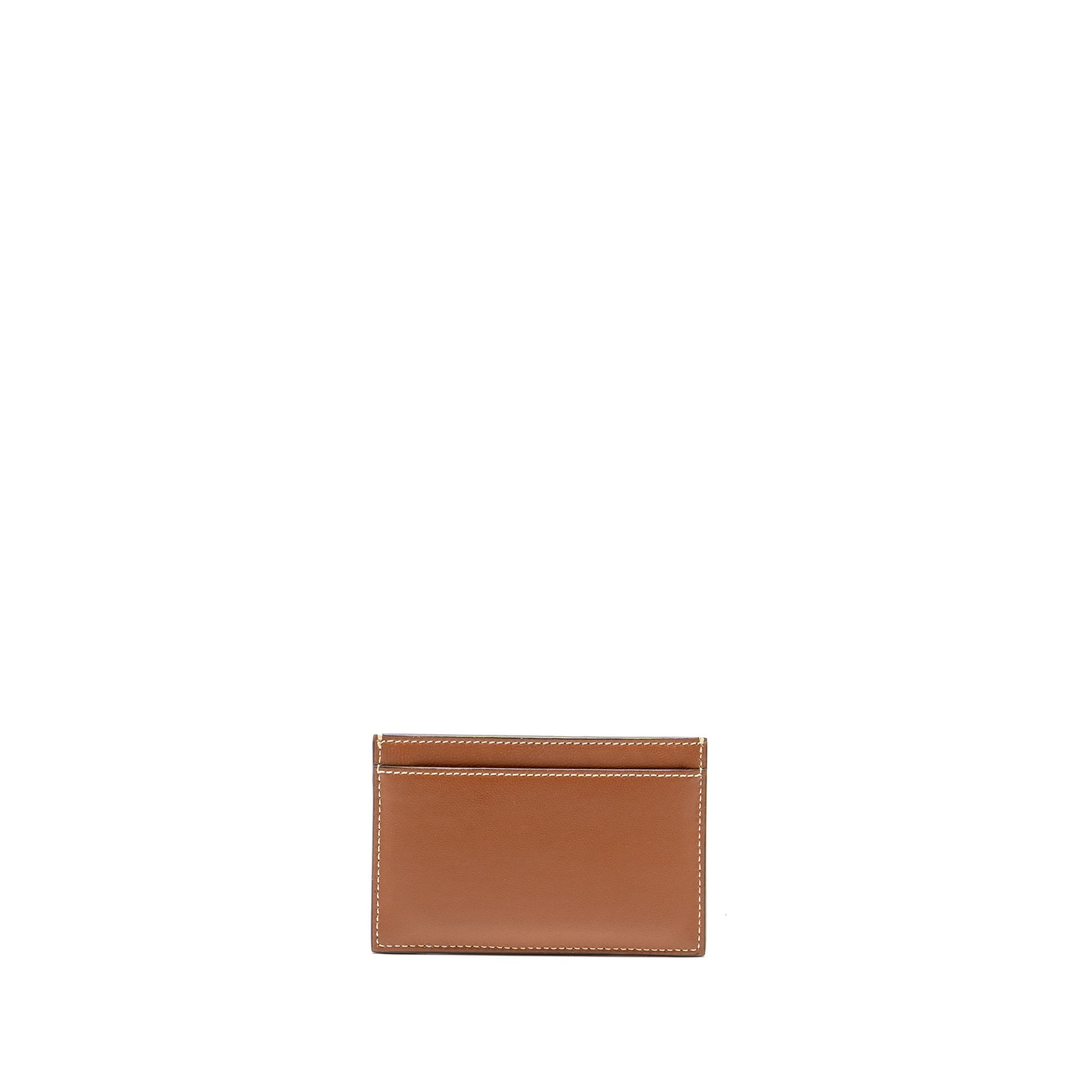CELINE CARD HOLDER SMOOTH LAMBSKIN TAN