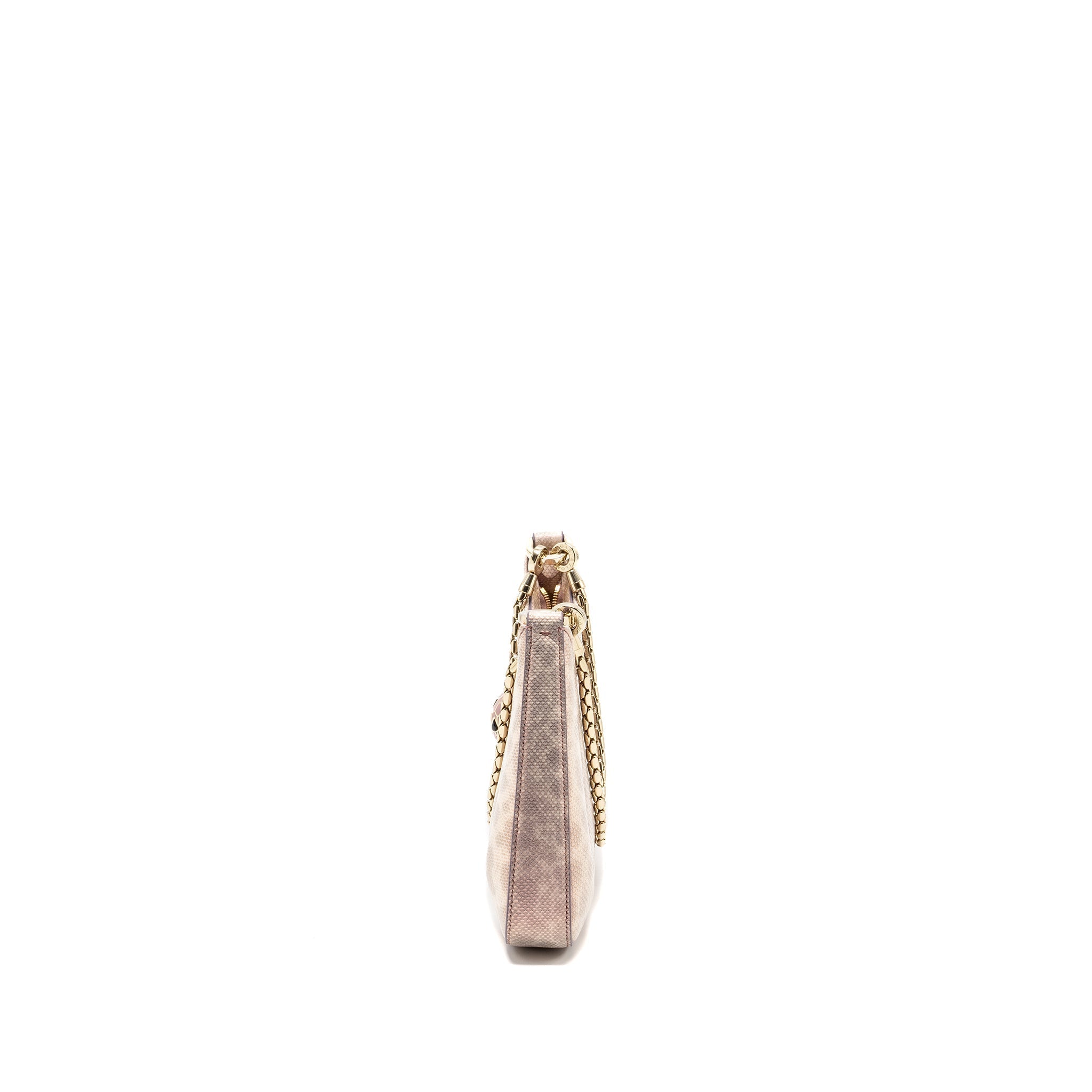 BVLGARI SMALL SERPENTI BAIA SHOULDER BAG KARUNG LEATHER PINK LGHW
