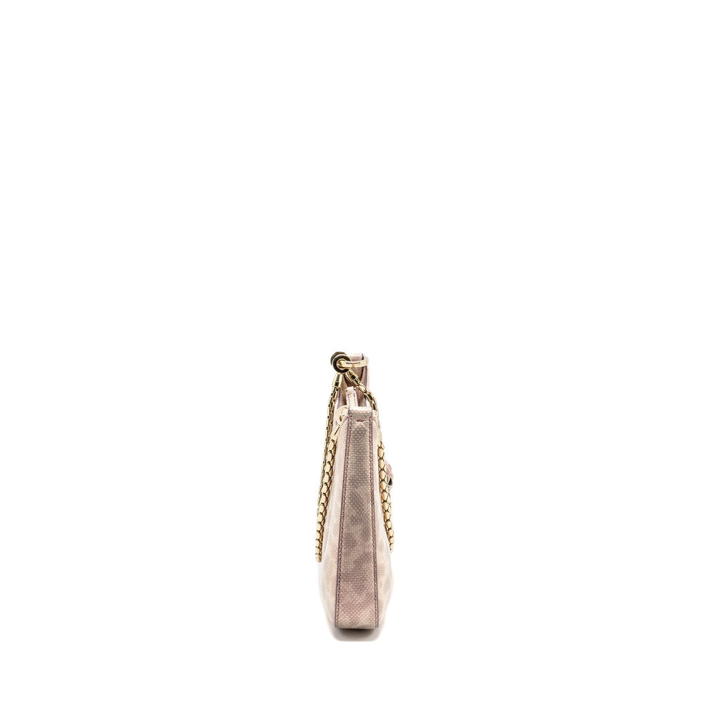 BVLGARI SMALL SERPENTI BAIA SHOULDER BAG KARUNG LEATHER PINK LGHW