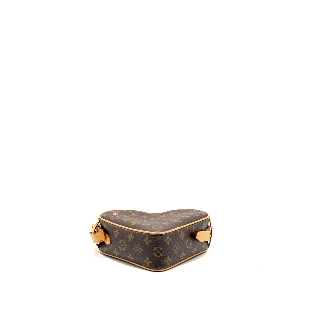 LOUIS VUITTON COEUR HEART BAG MONOGRAM CANVAS GHW