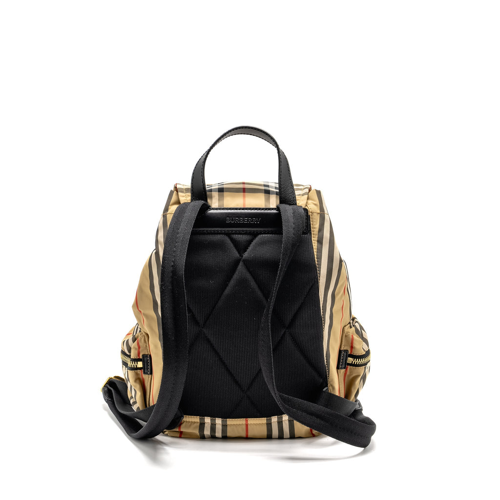 BURBERRY MEDIUM BACKPACK NYLON MULTICOLOUR GHW