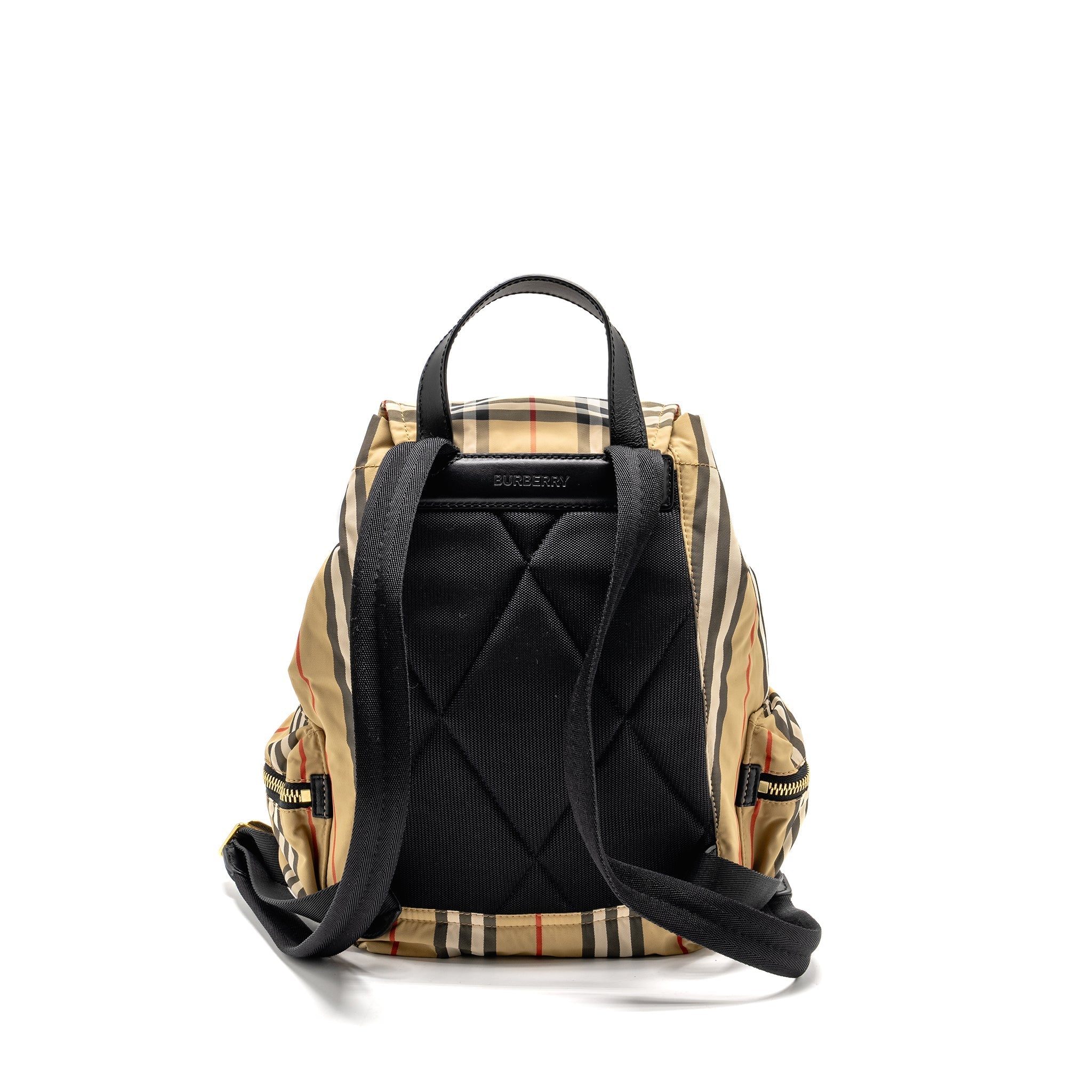 BURBERRY MEDIUM BACKPACK NYLON MULTICOLOUR GHW