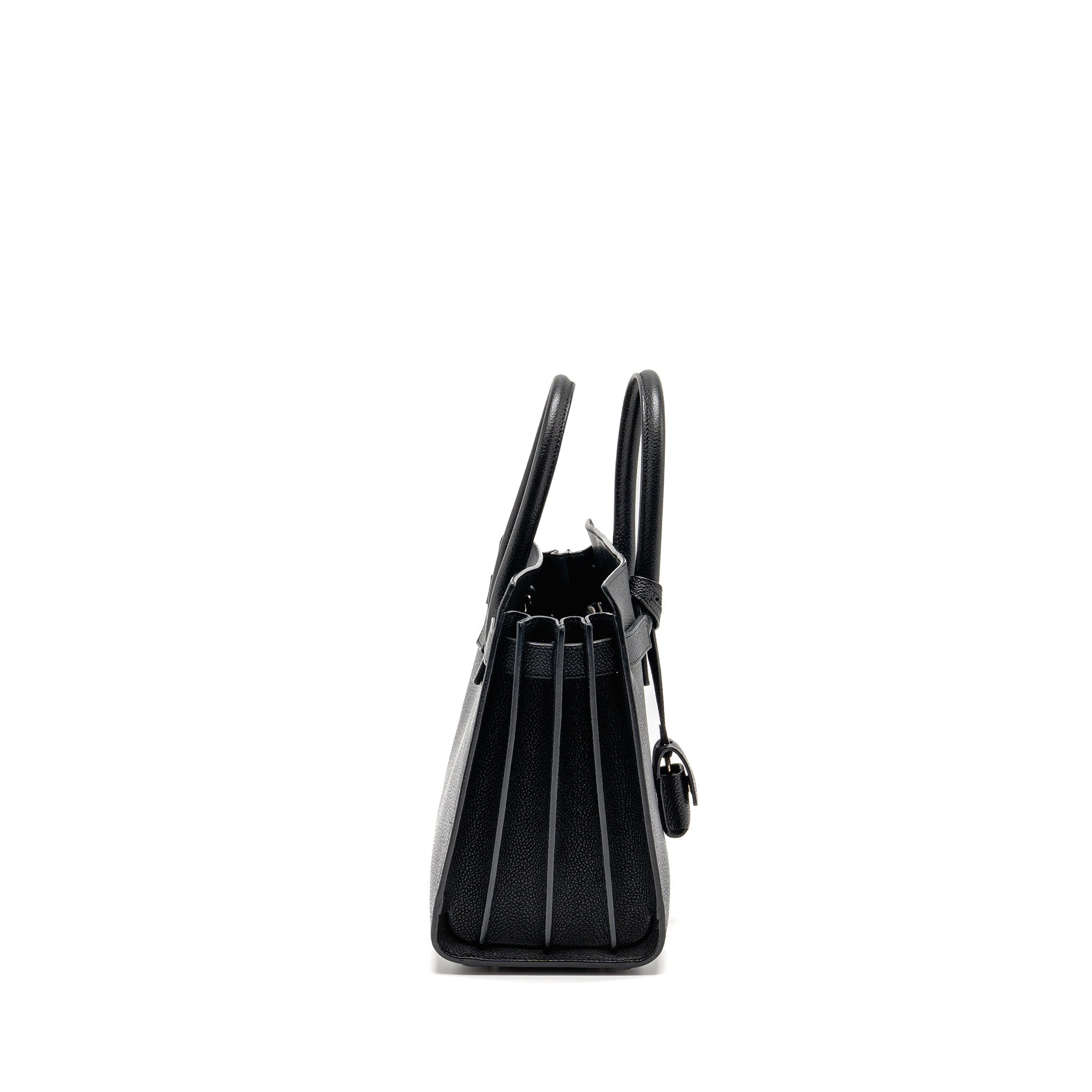 SAINT LAURENT SAC DE JOUR GRAINED CALFSKIN BLACK SHW