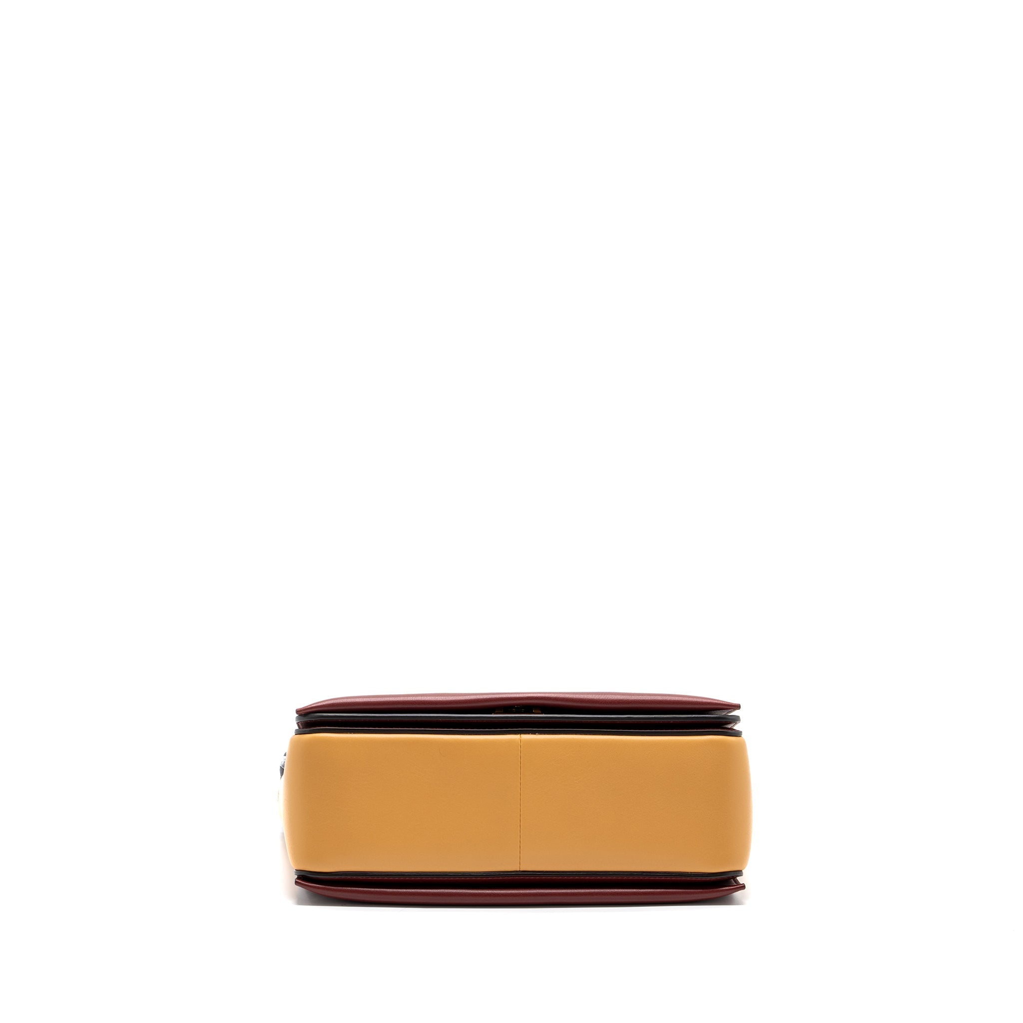 CELINE FRAME BAG CALFSKIN RUBY / APRICOT GHW