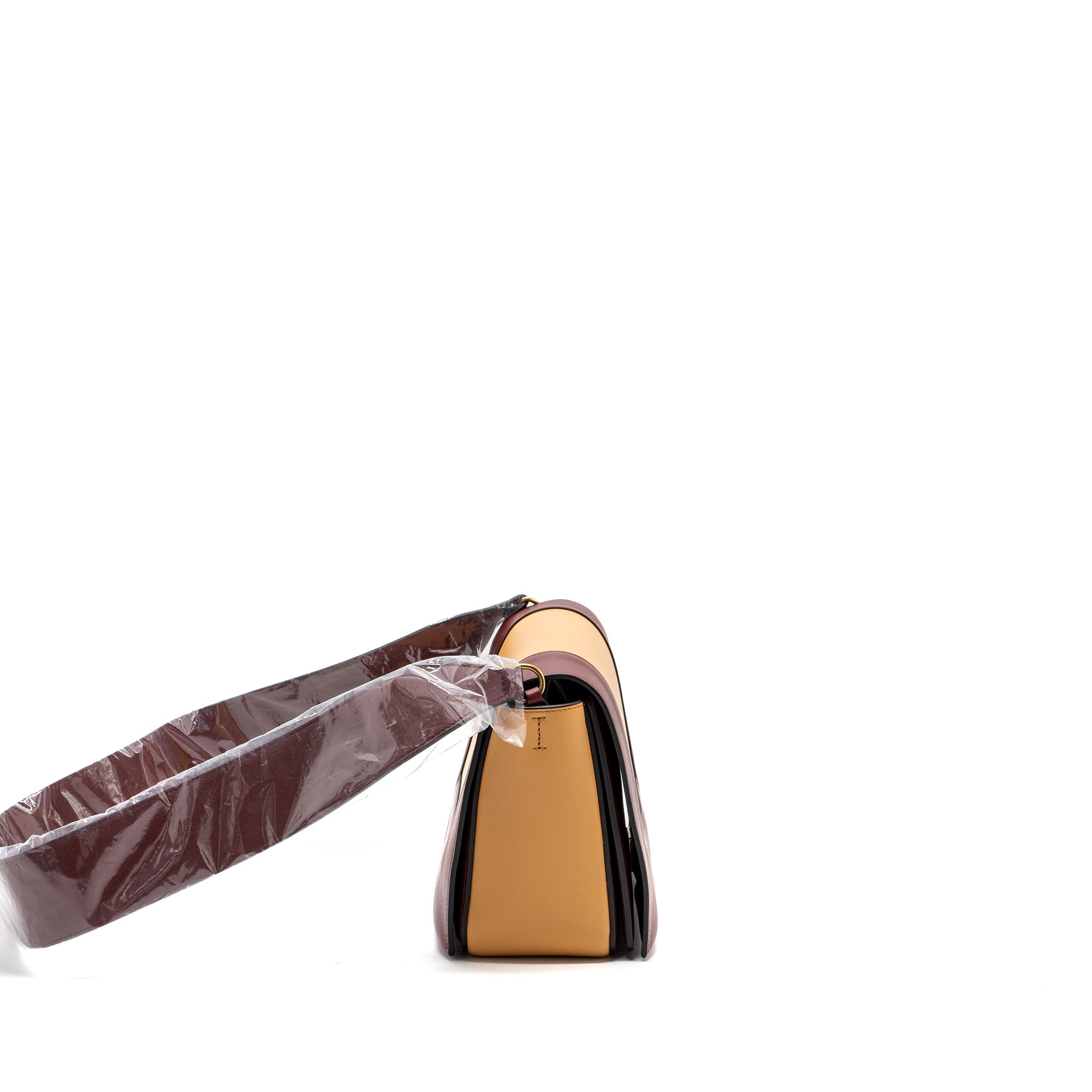CELINE FRAME BAG CALFSKIN RUBY / APRICOT GHW