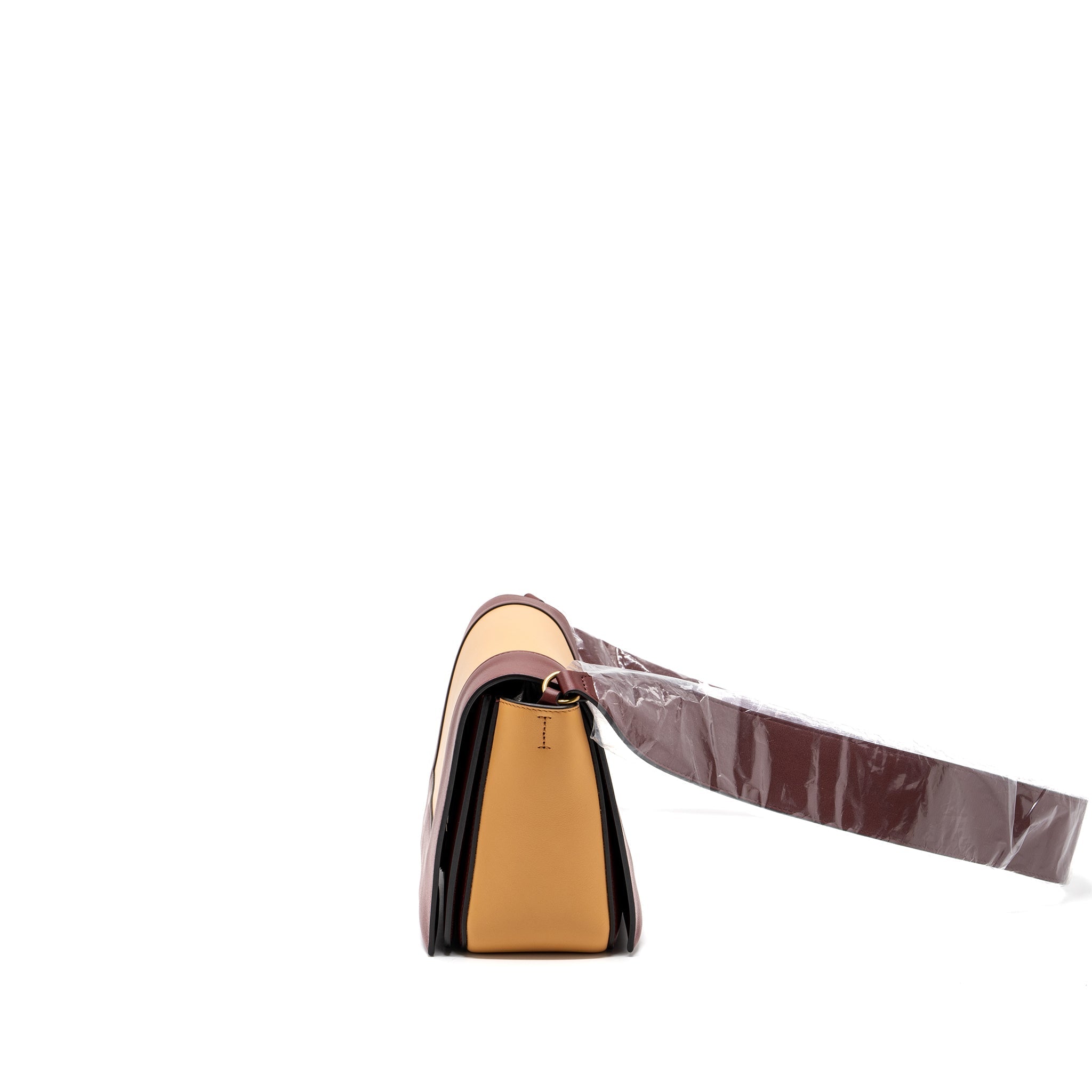 CELINE FRAME BAG CALFSKIN RUBY / APRICOT GHW