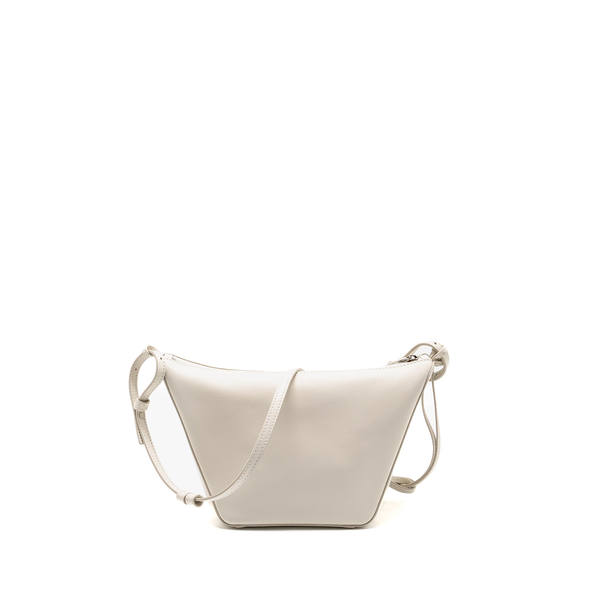 LOEWE MINI HAMMOCK HOBO CLASSIC CALFSKIN WHITE SHW