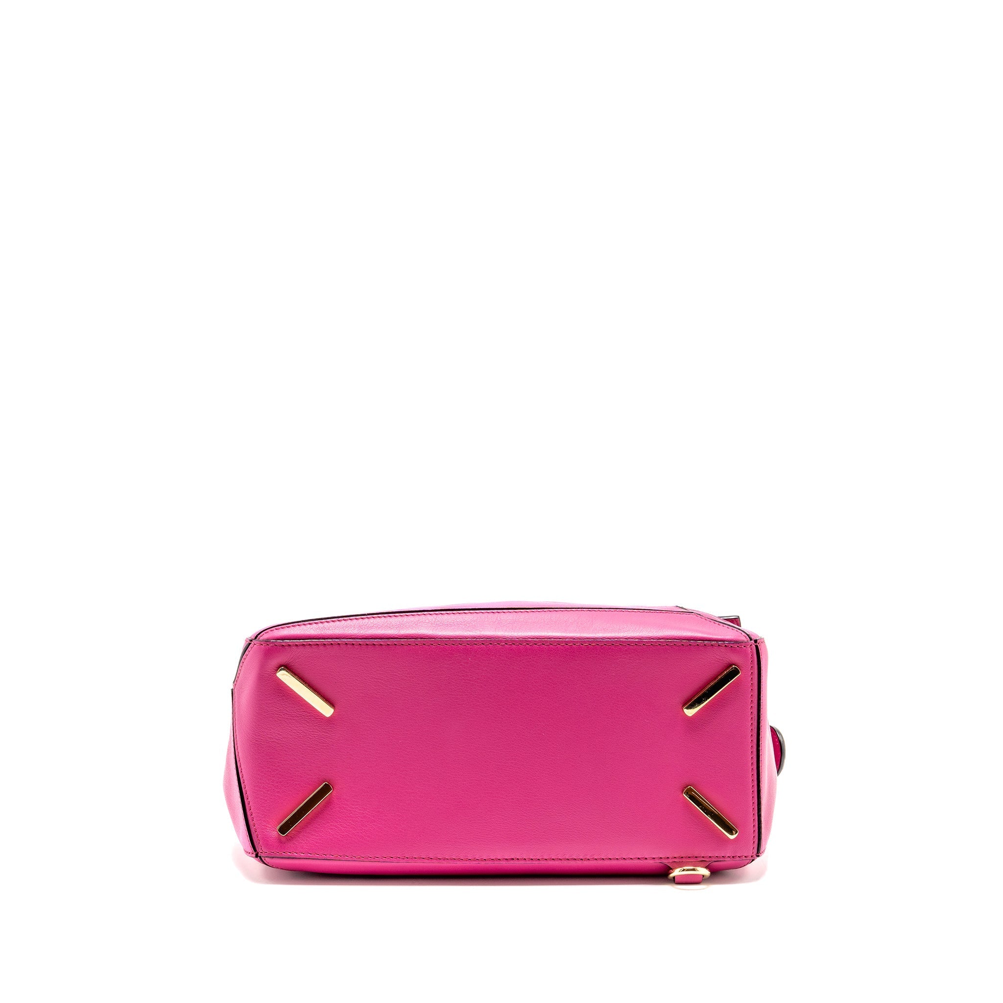 LOEWE MEDIUM PUZZLE BAG CALFSKIN FUCHSIA GHW