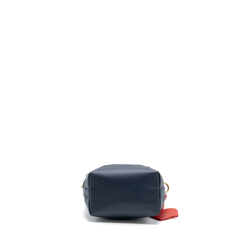 LOUIS VUITTON JAPANESE CRUISER BAG LIMITED EDITION MONOGRAM DENIM/LEATHER BLUE GHW(NEW VERSION)