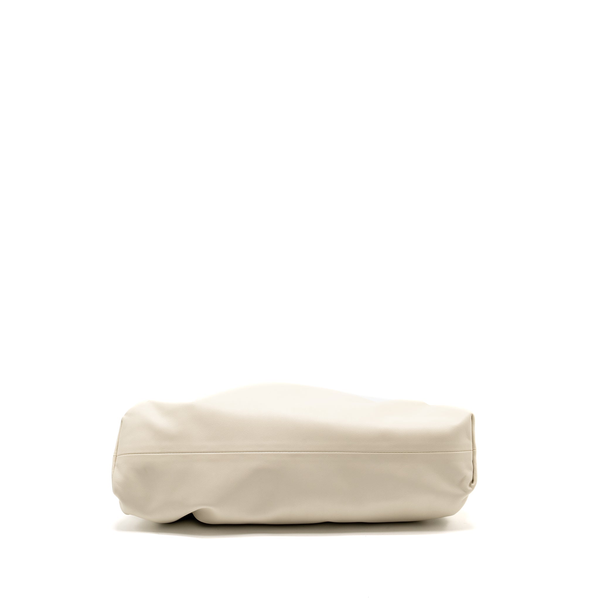 BOTTEGA VENETA THE POUCH CALFSKIN WHITE GHW
