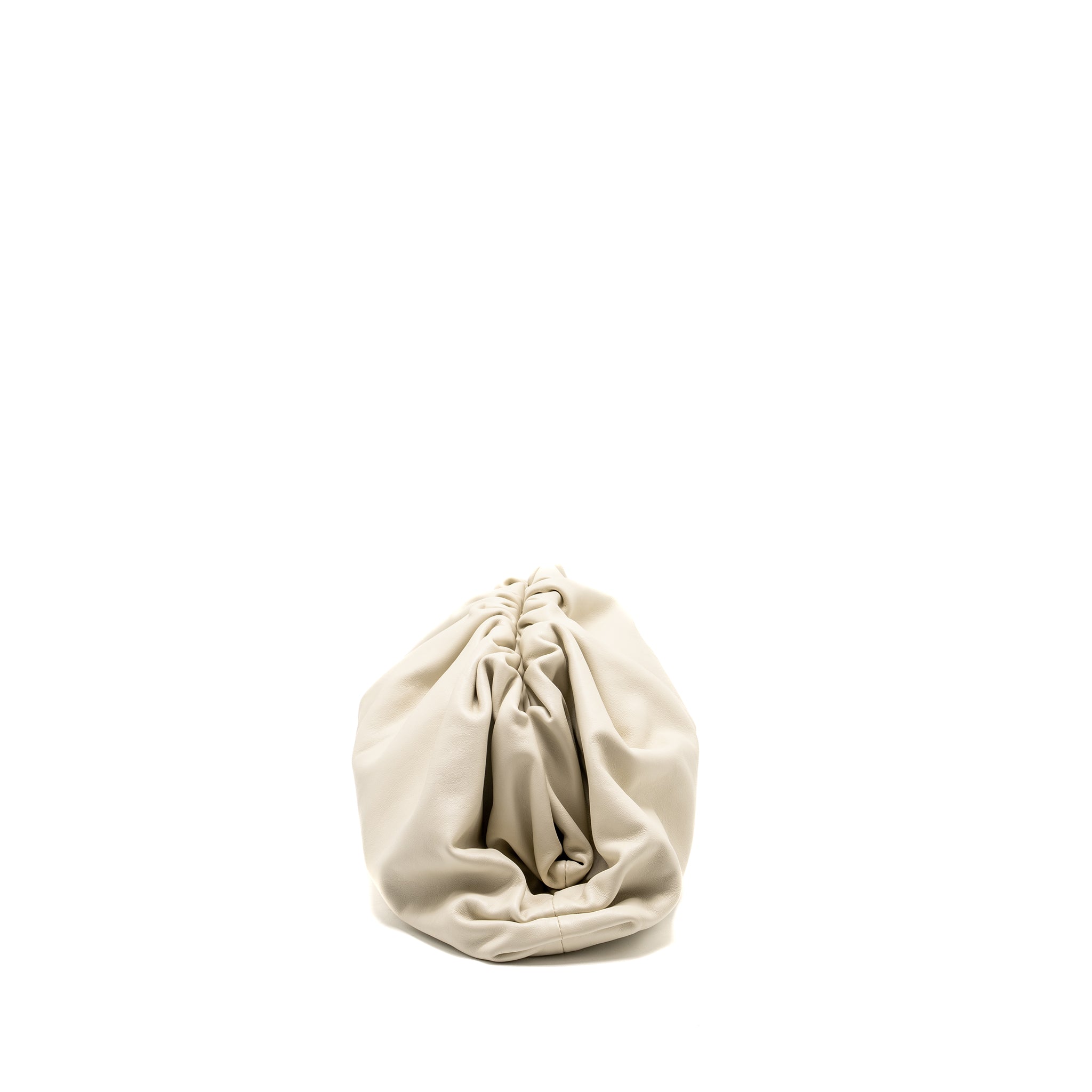 BOTTEGA VENETA THE POUCH CALFSKIN WHITE GHW