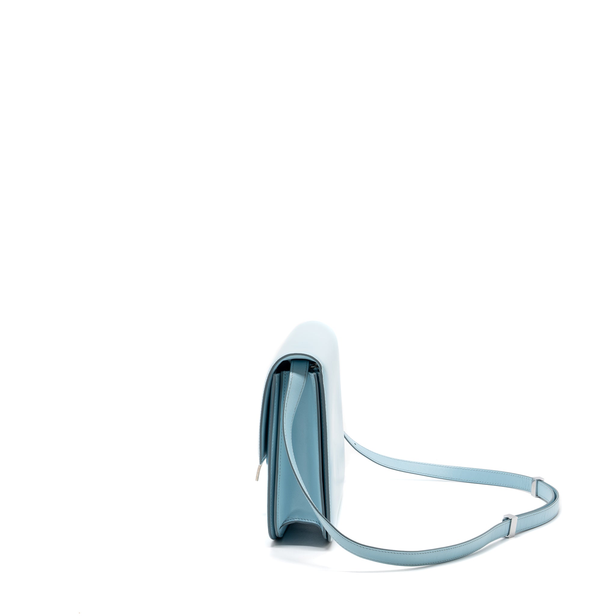 CELINE MEDIUM CLASSIC BOX BAG CALFSKIN LIGHT BLUE SHW