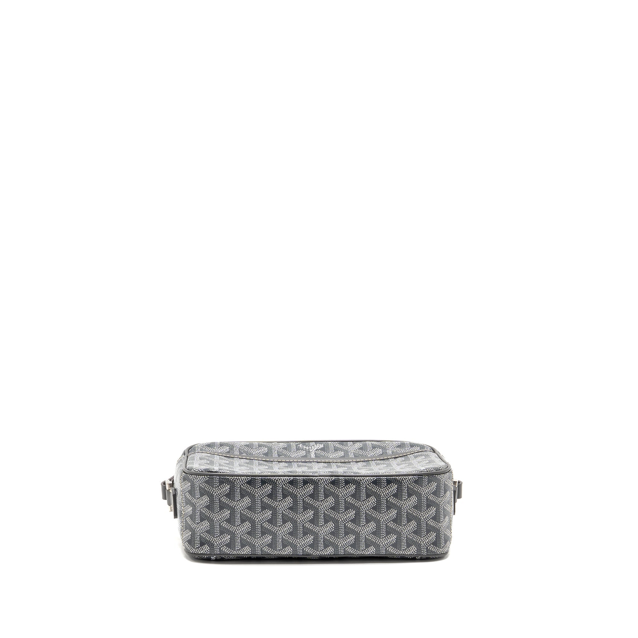 GOYARD CAP VERT PM CROSSBODY BAG GOYARDINE CANVAS/LEATHER GREY SHW