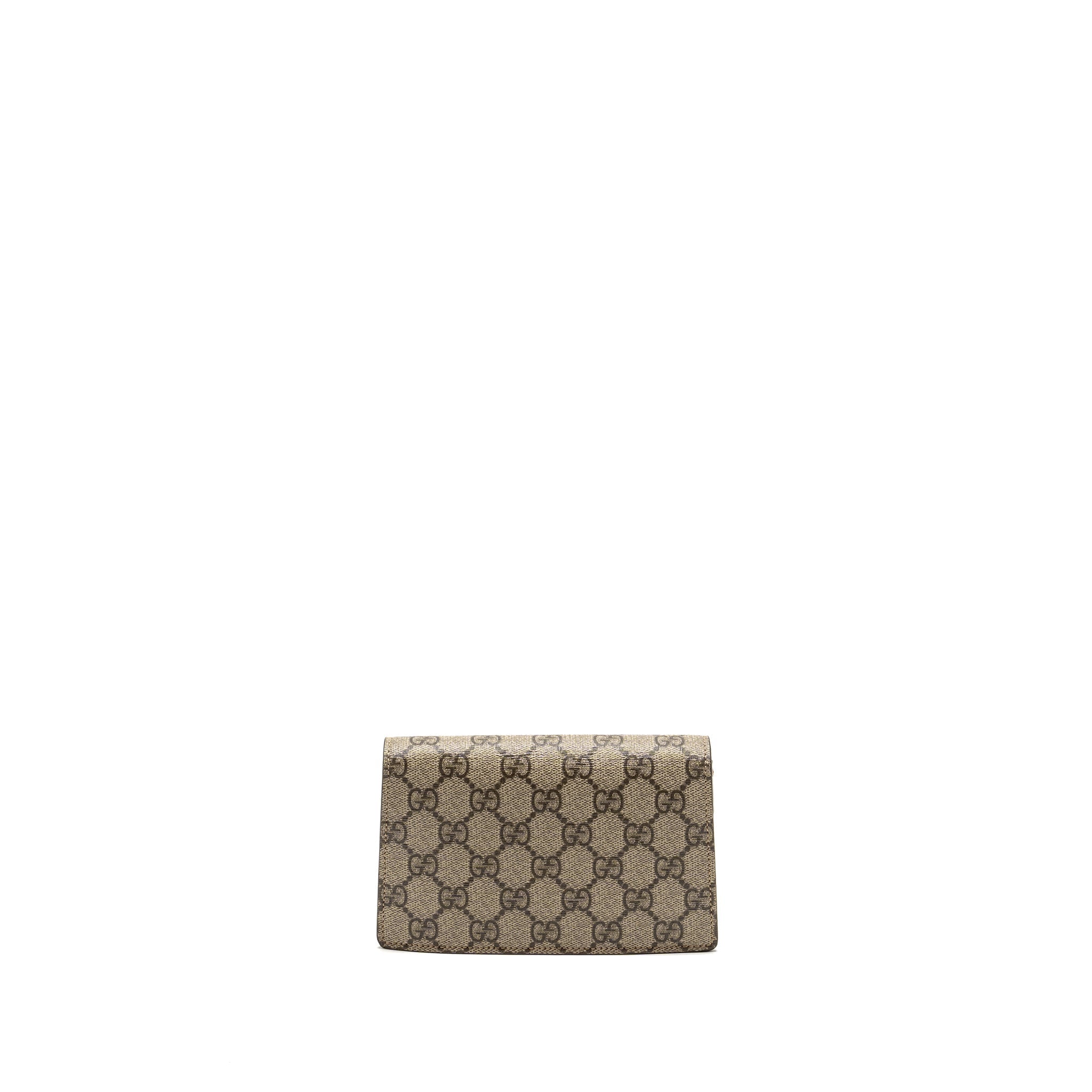 GUCCI SUPER MINI DIONYSUS CANVAS / SUEDE LEATHER BEIGE SHW